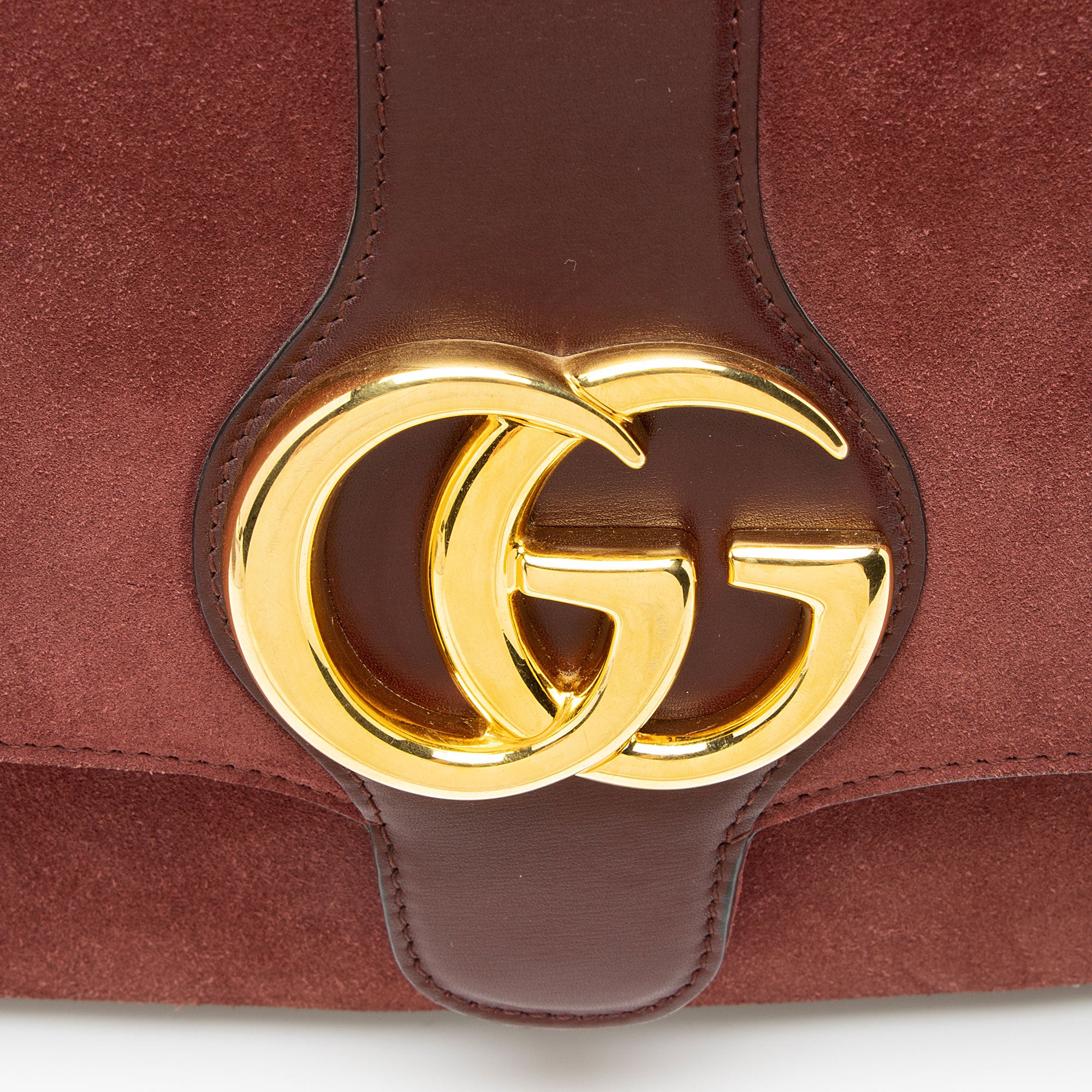 Gucci Suede Arli Medium Shoulder Bag