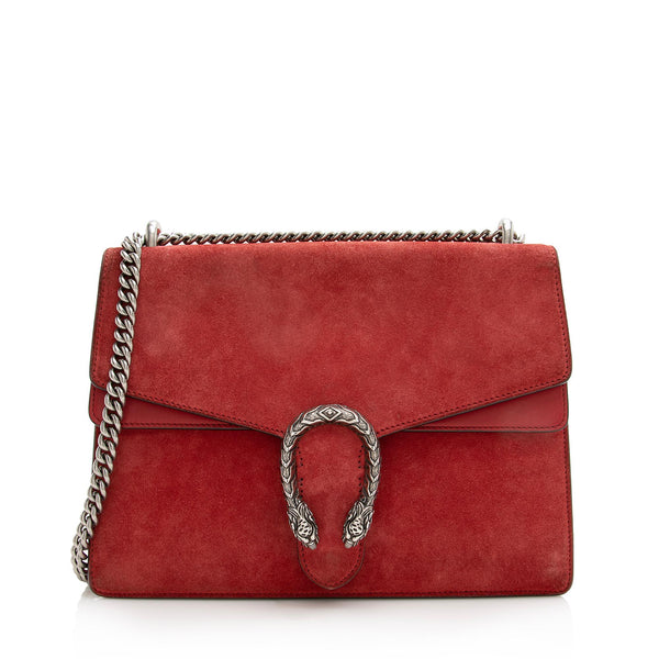 Gucci Suede Dionysus Medium Shoulder Bag (SHF-22817) – LuxeDH