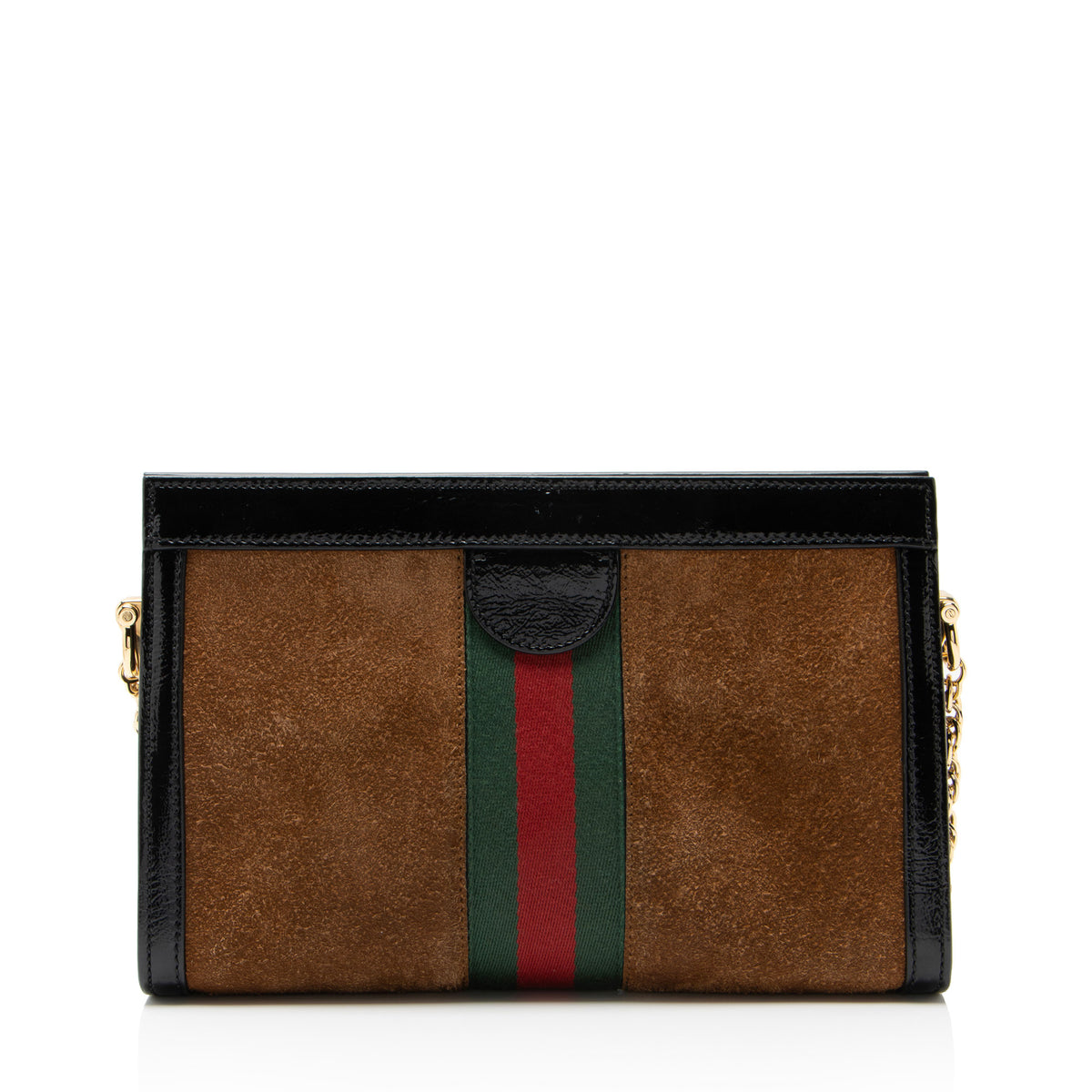 Gucci Suede Ophidia Medium Chain Shoulder Bag