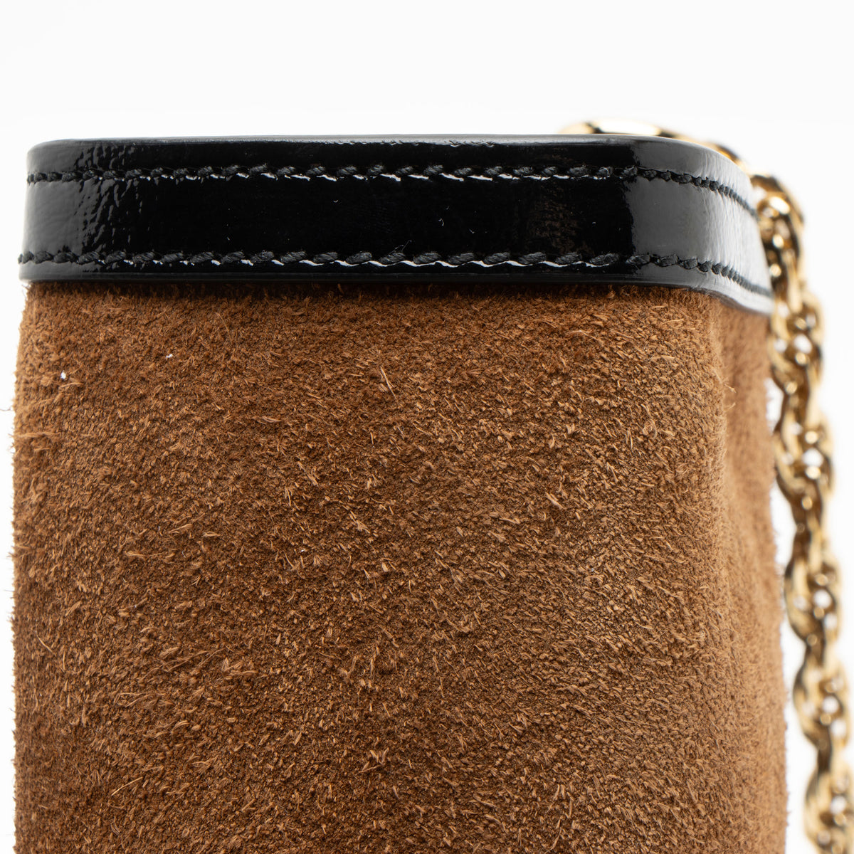 Gucci Suede Ophidia Medium Chain Shoulder Bag