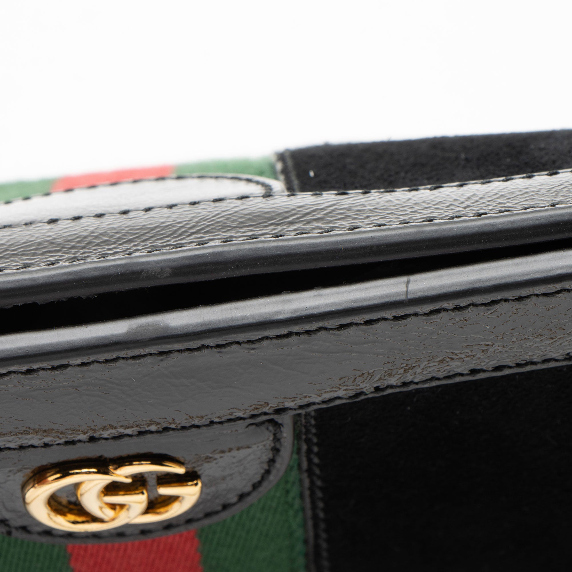 Gucci Suede Ophidia Medium Chain Shoulder Bag