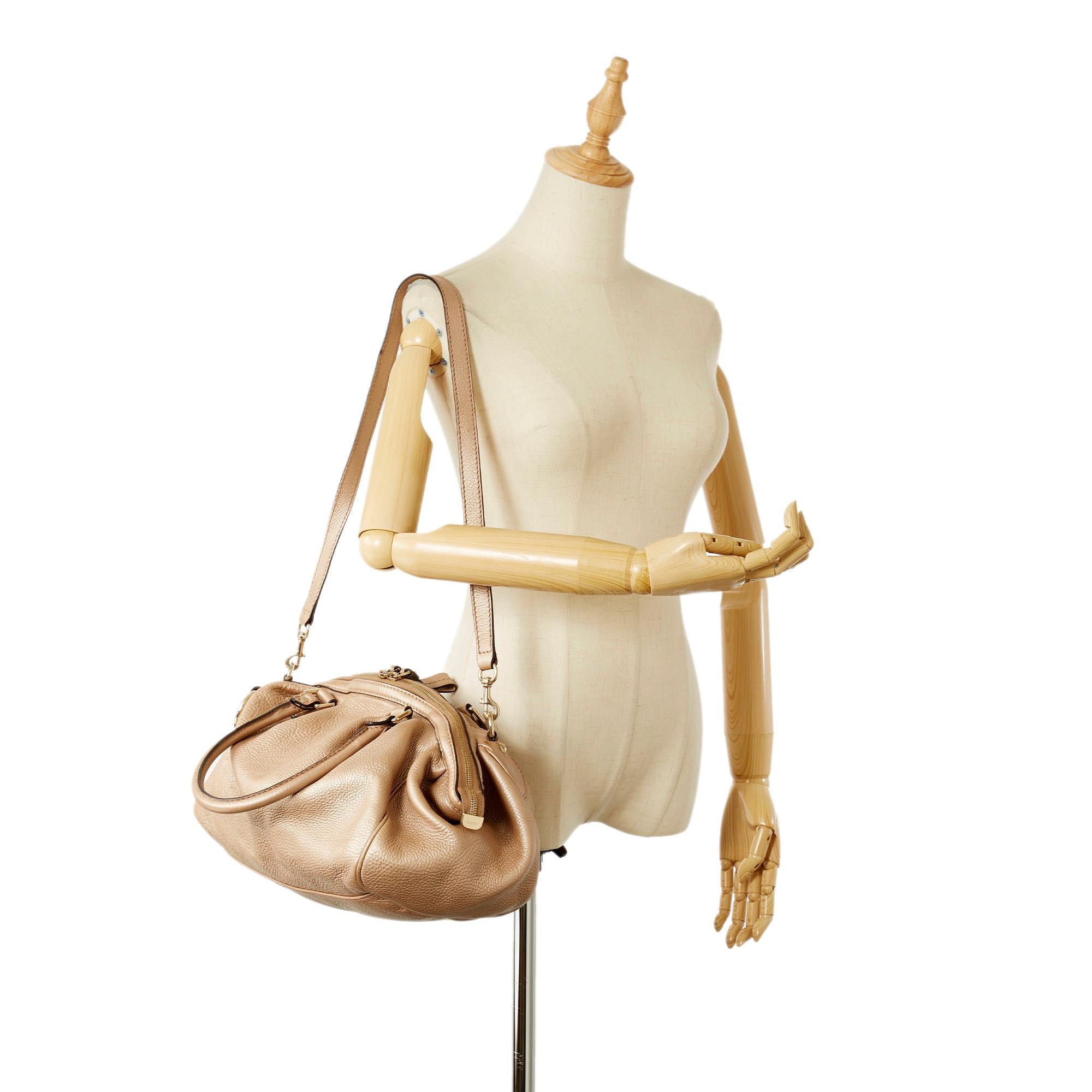 Gucci Sukey Leather Satchel (SHG-31657)