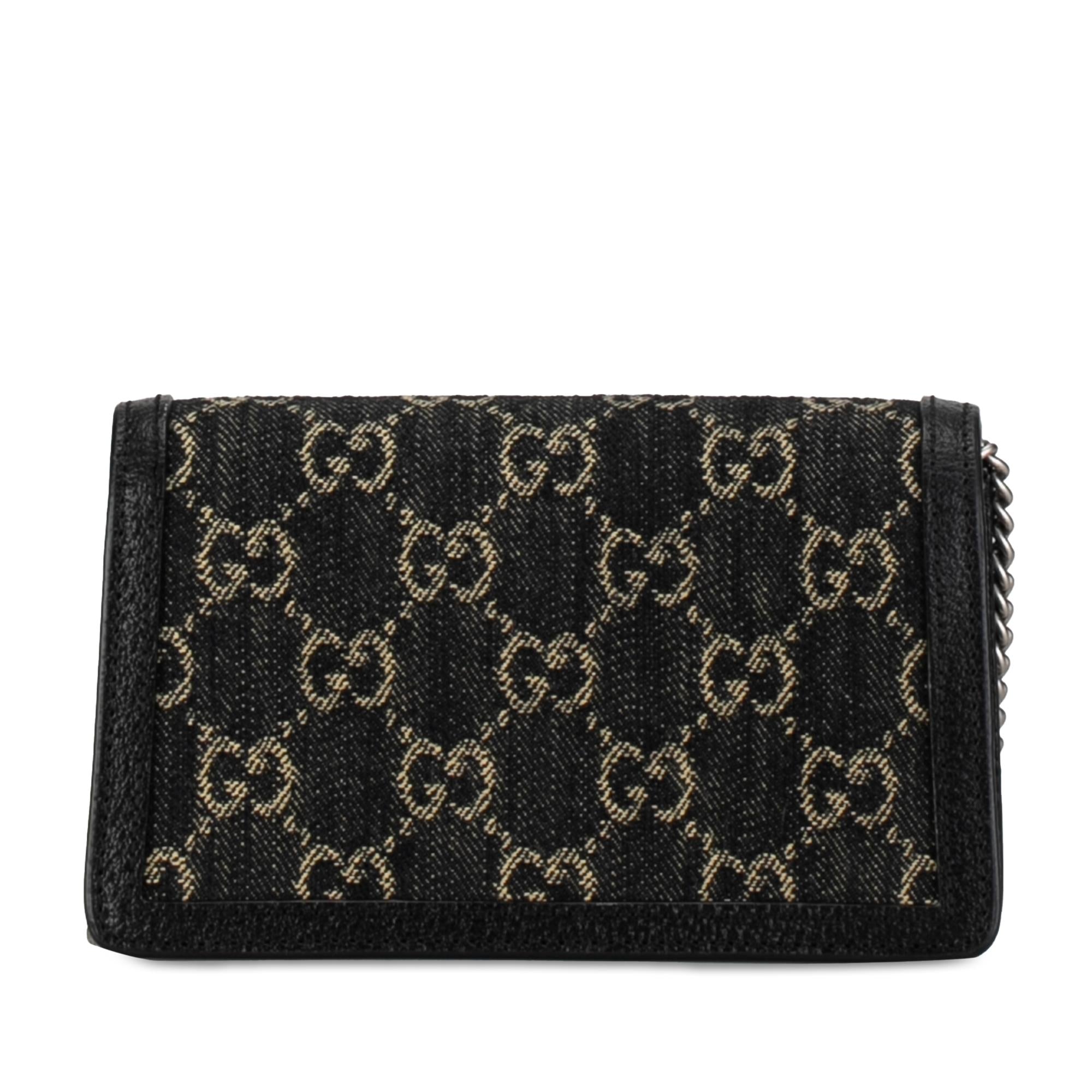 Gucci Super Mini GG Denim Dionysus Crossbody Bag (SHG-GoqPL0)