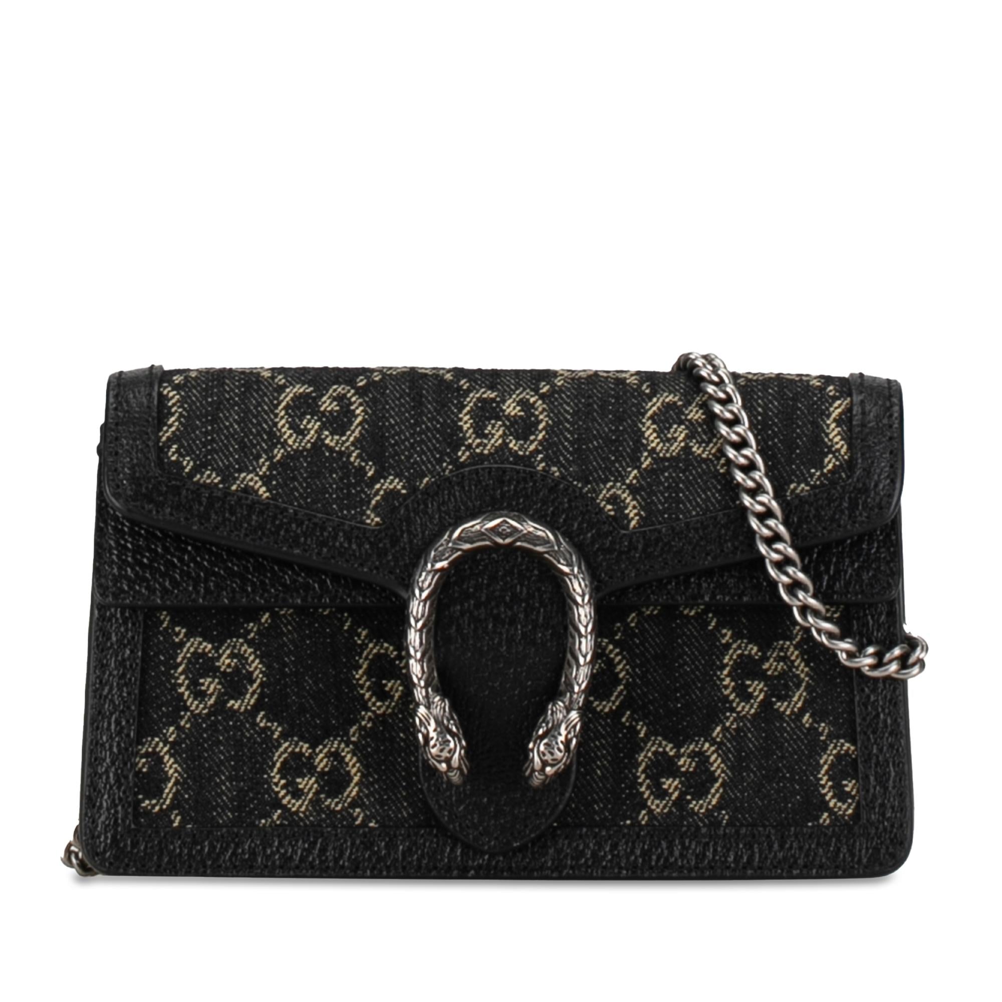 Gucci Super Mini GG Denim Dionysus Crossbody Bag (SHG-GoqPL0)