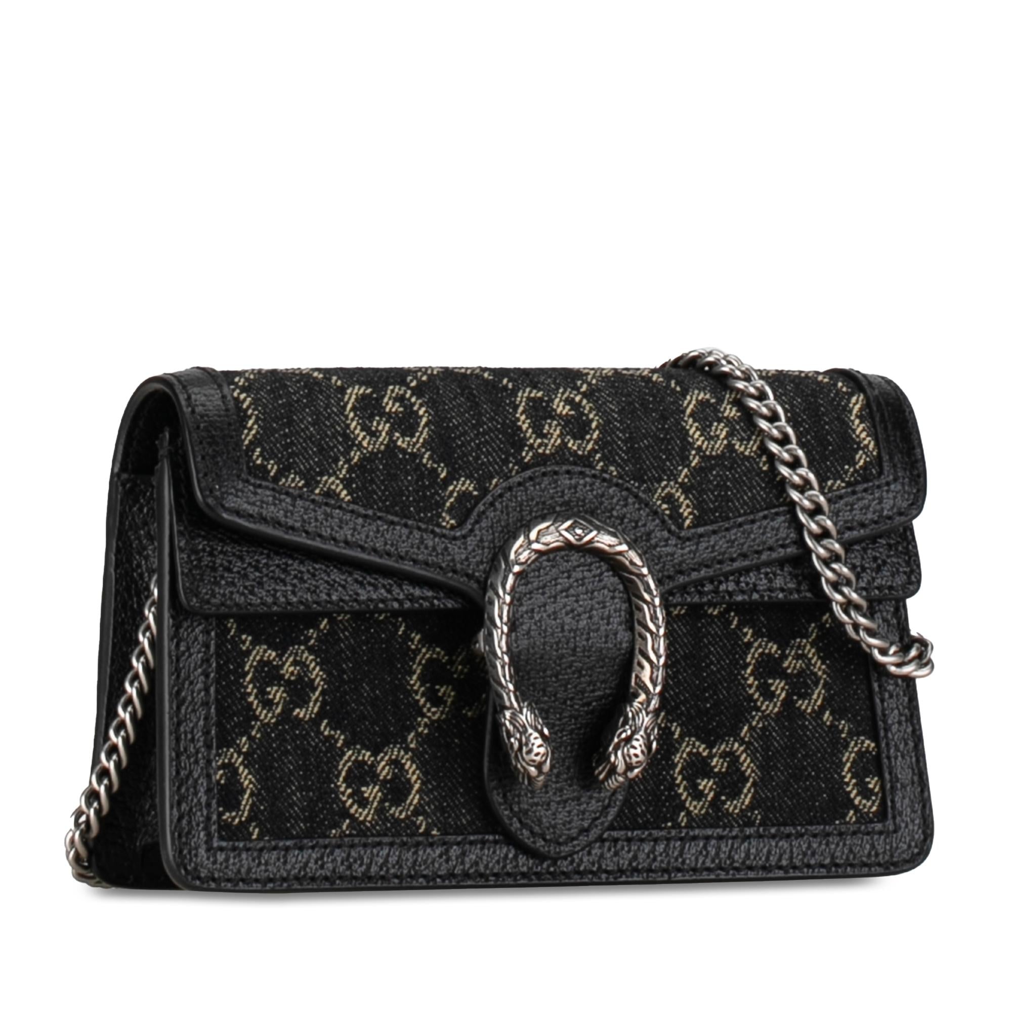 Gucci Super Mini GG Denim Dionysus Crossbody Bag (SHG-GoqPL0)