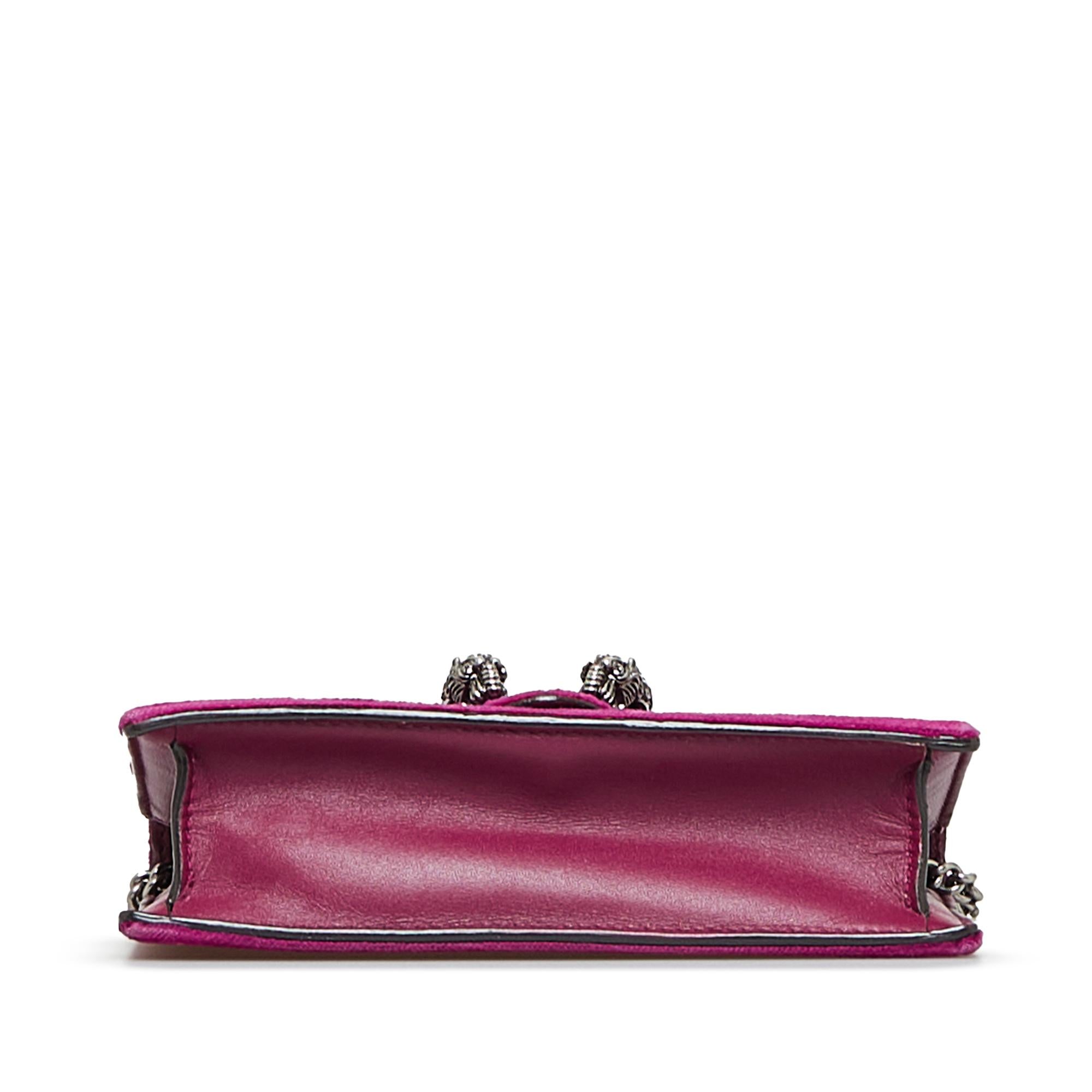 Gucci Super Mini Velvet Dionysus Crossbody Bag (SHG-b6Dwxl)