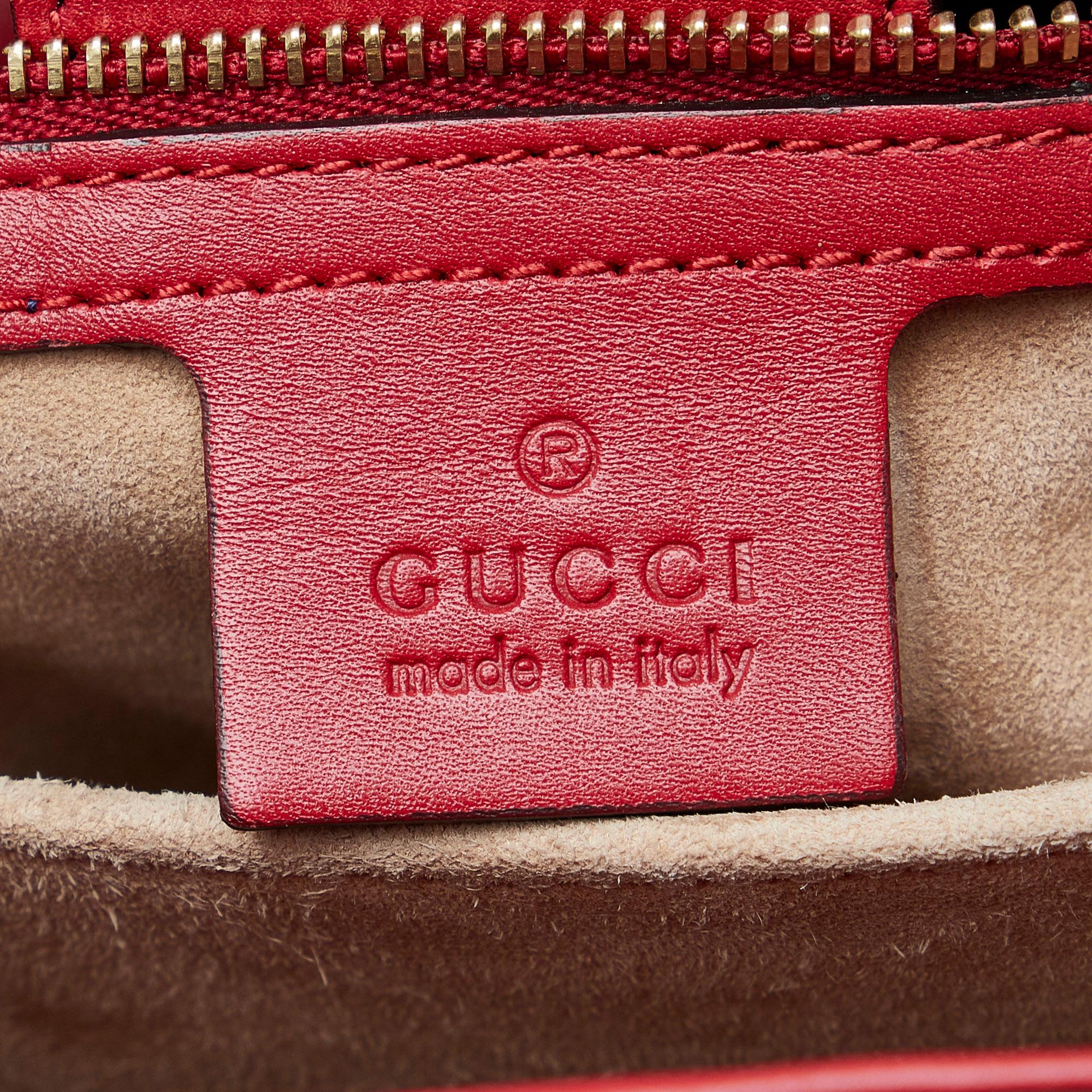 Gucci Sylvie Web Top Handle Satchel (SHG-LR59qo)