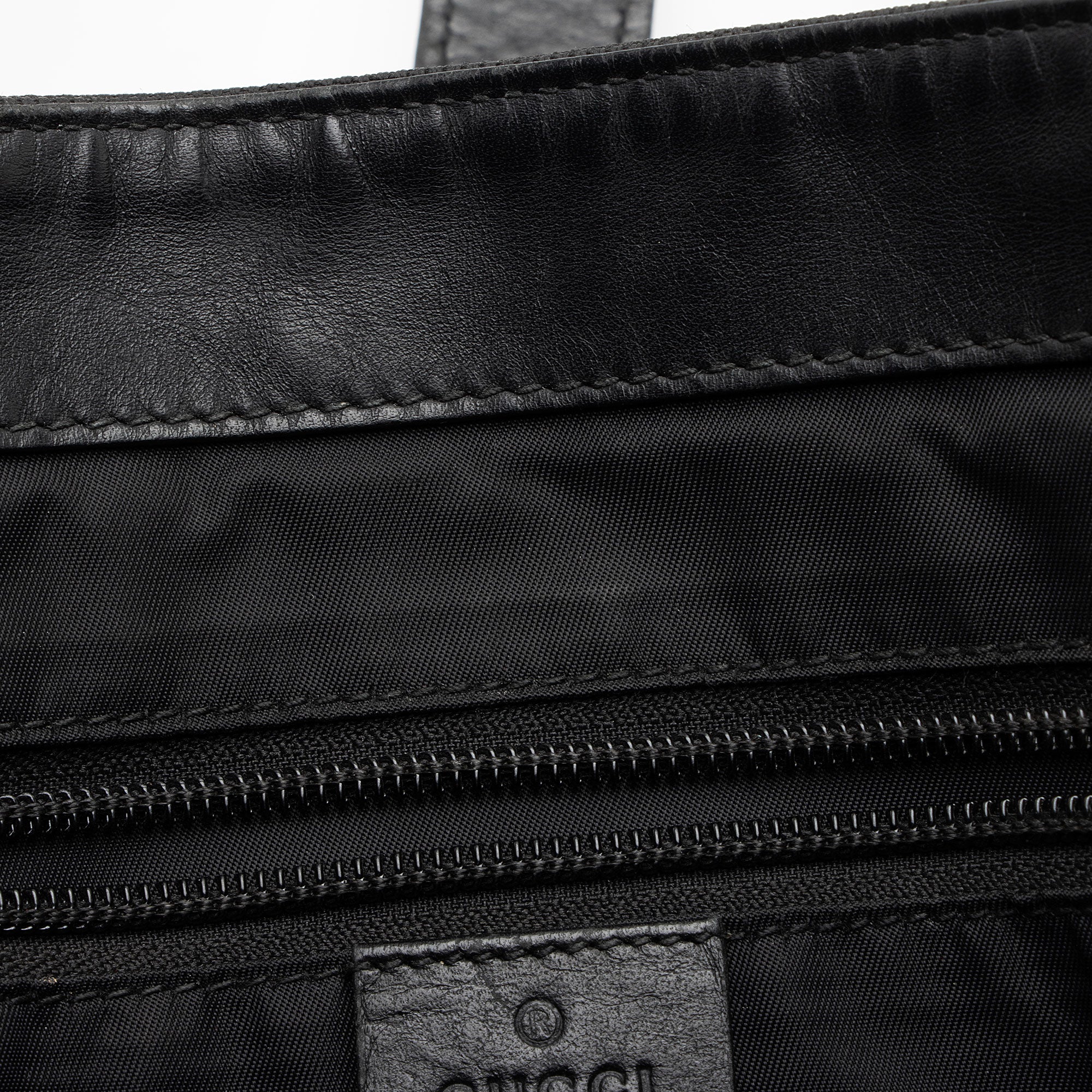 Gucci Techno Canvas Web Buckle Large Tote