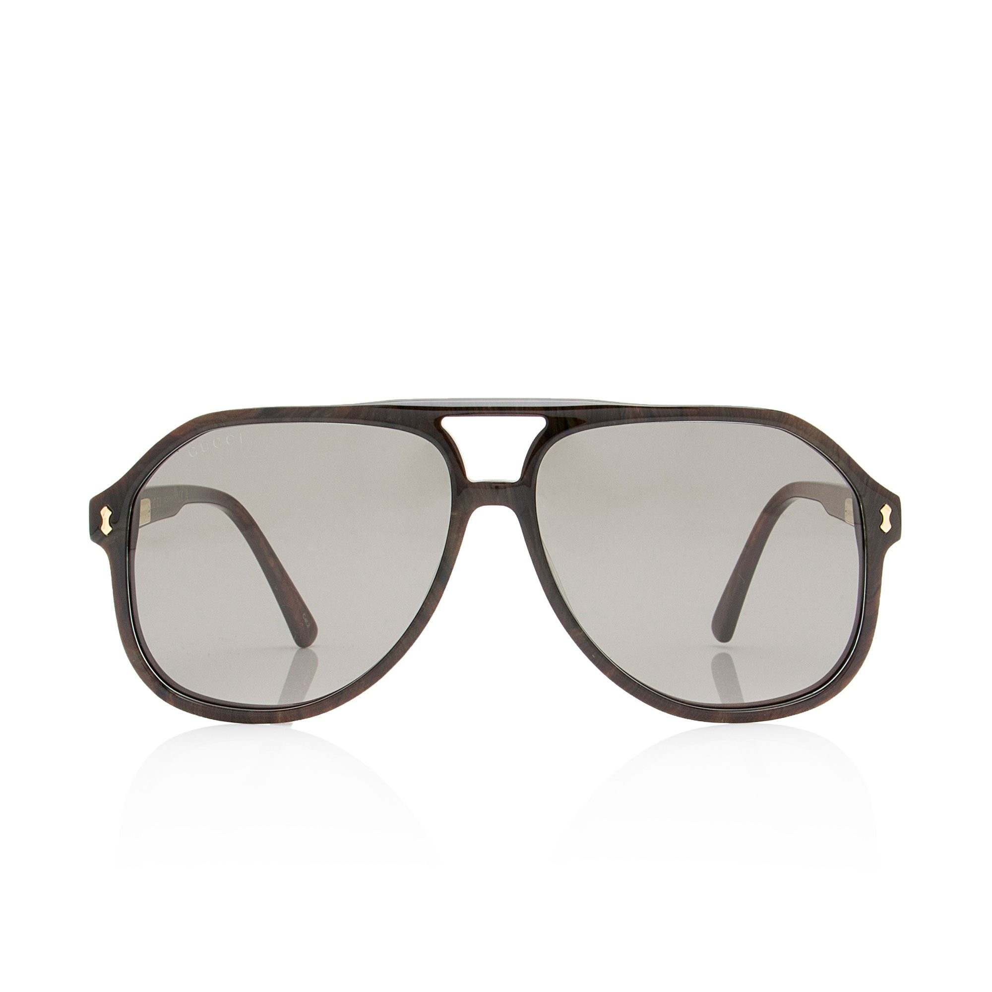 Gucci Oversize Aviator Sunglasses (SHF-rZcNxr)