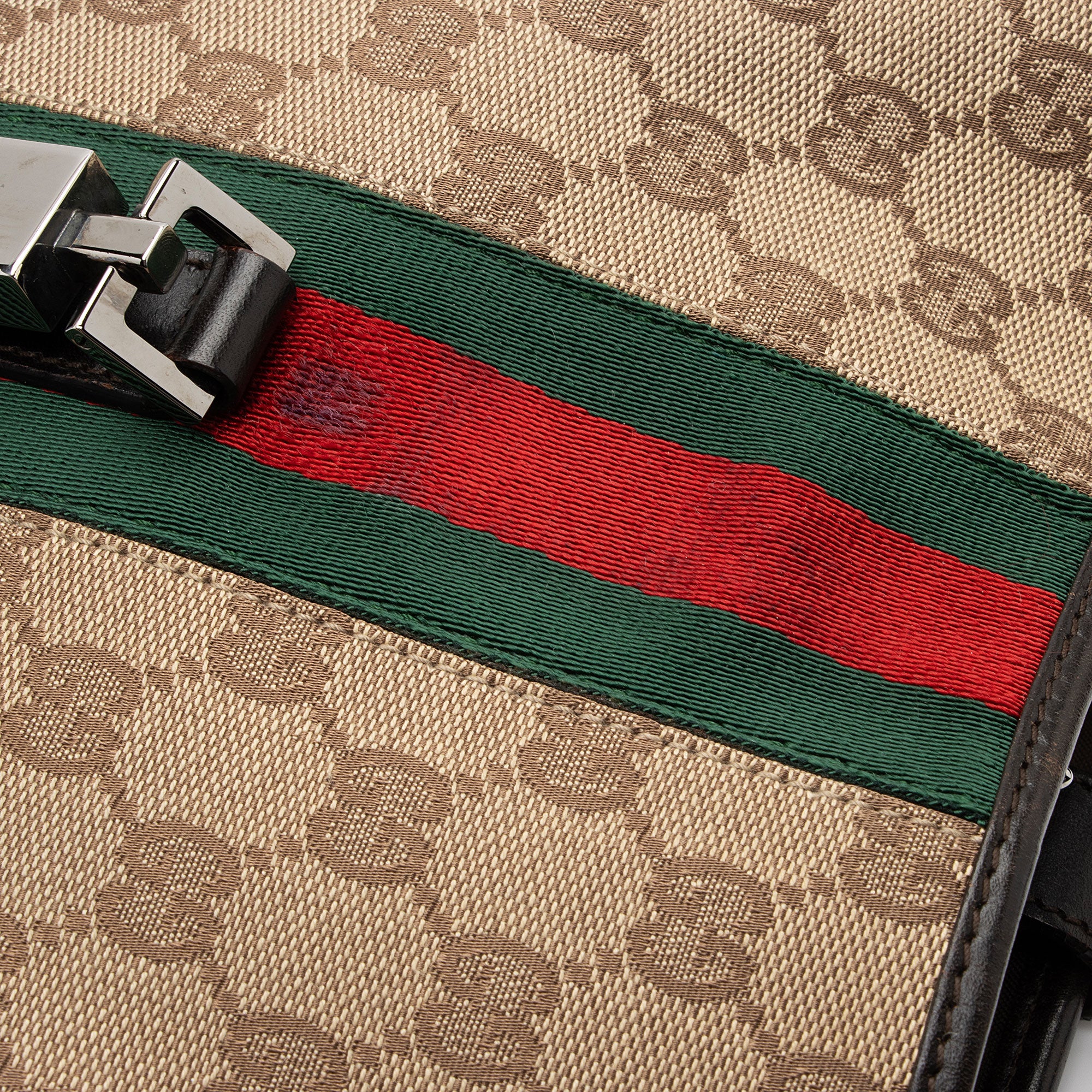 Gucci Vintage GG Canvas Jackie Hobo (SHF-0vIVSI)