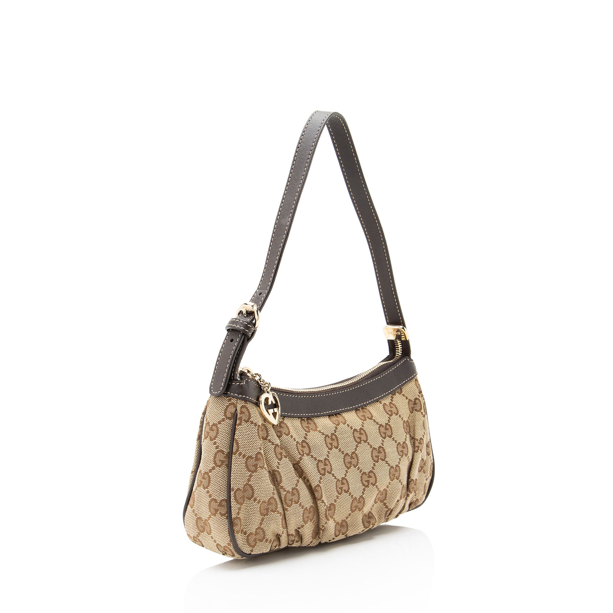 Gucci Vintage GG Canvas Lovely Pochette