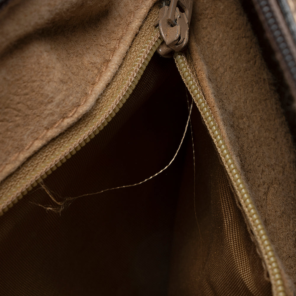 Gucci Vintage GG Plus Web Shoulder Bag - FINAL SALE (SHF-21509)