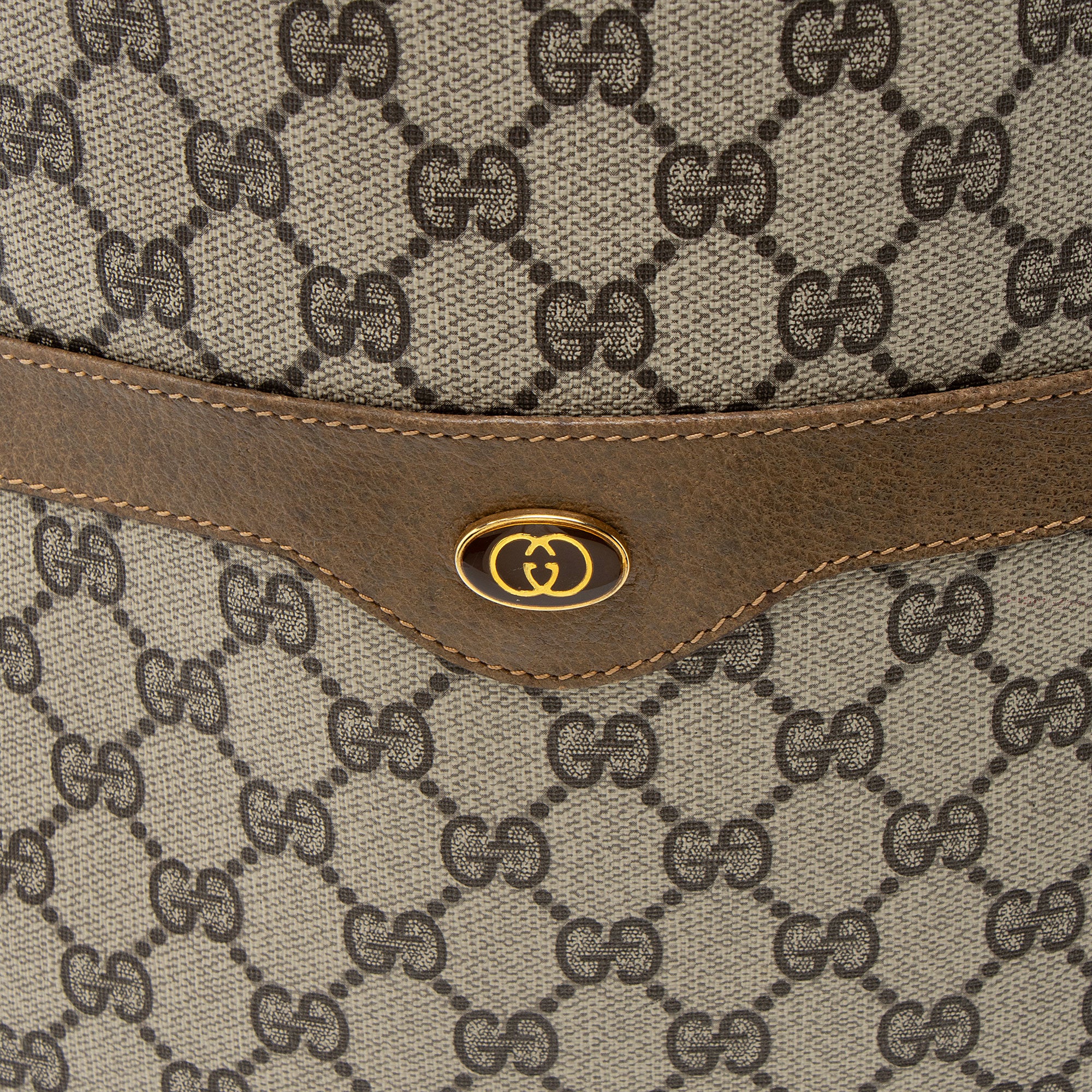 Gucci Vintage GG Plus Web Tote