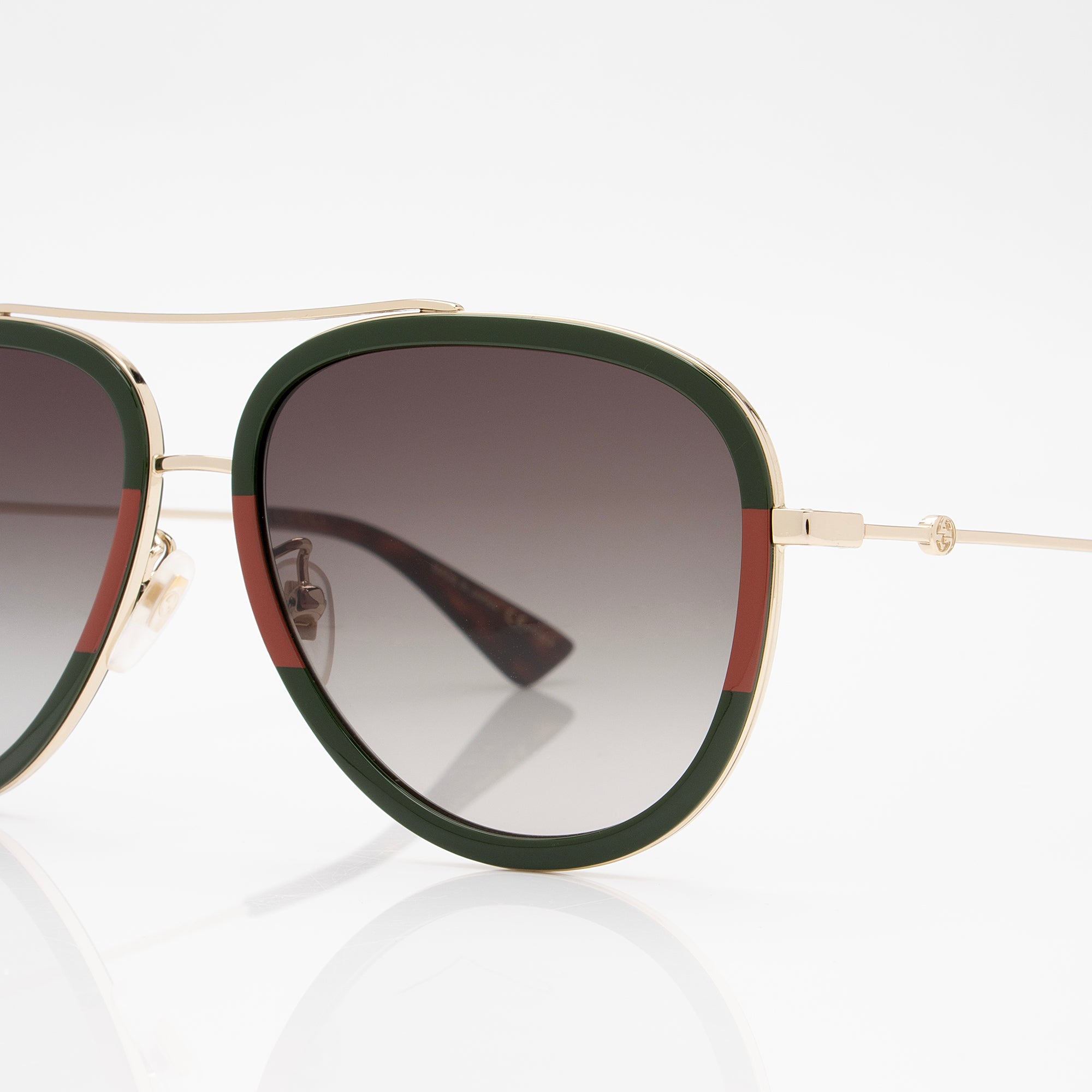 Gucci Web Aviator Sunglasses (SHF-1XOzks)