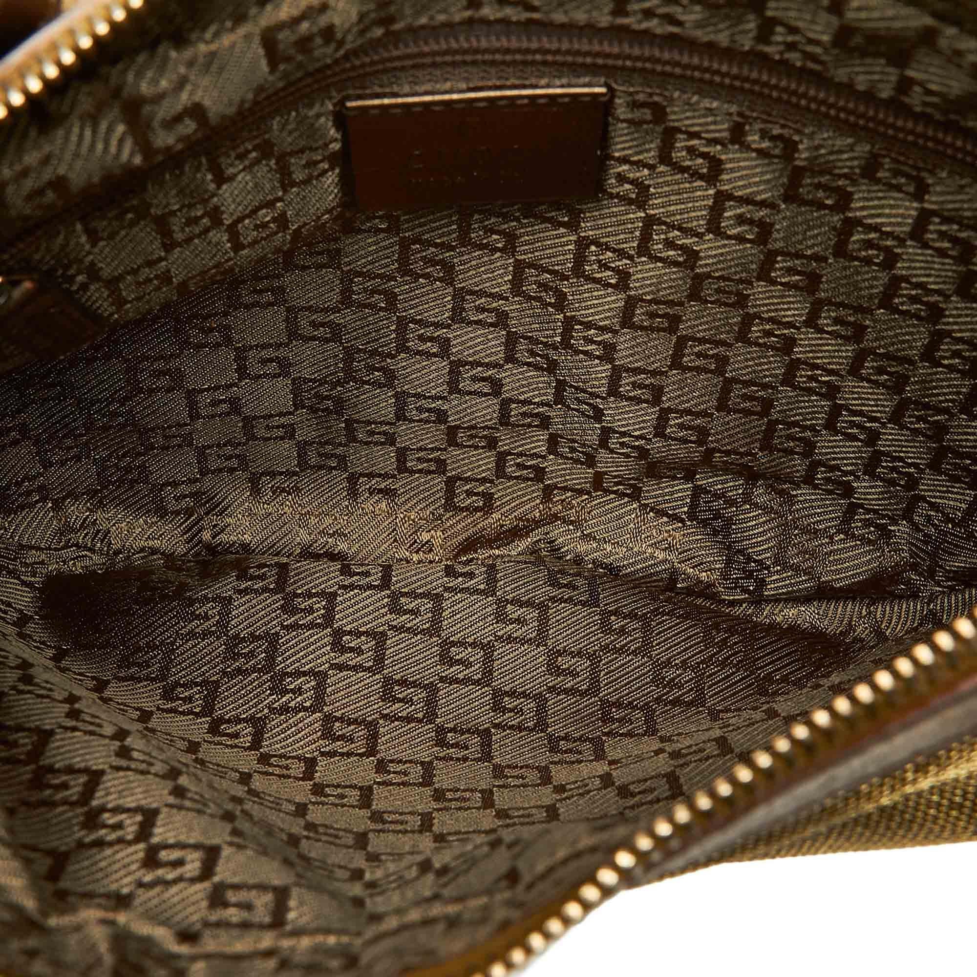 Gucci Web Canvas Shoulder Bag (SHG-32365)