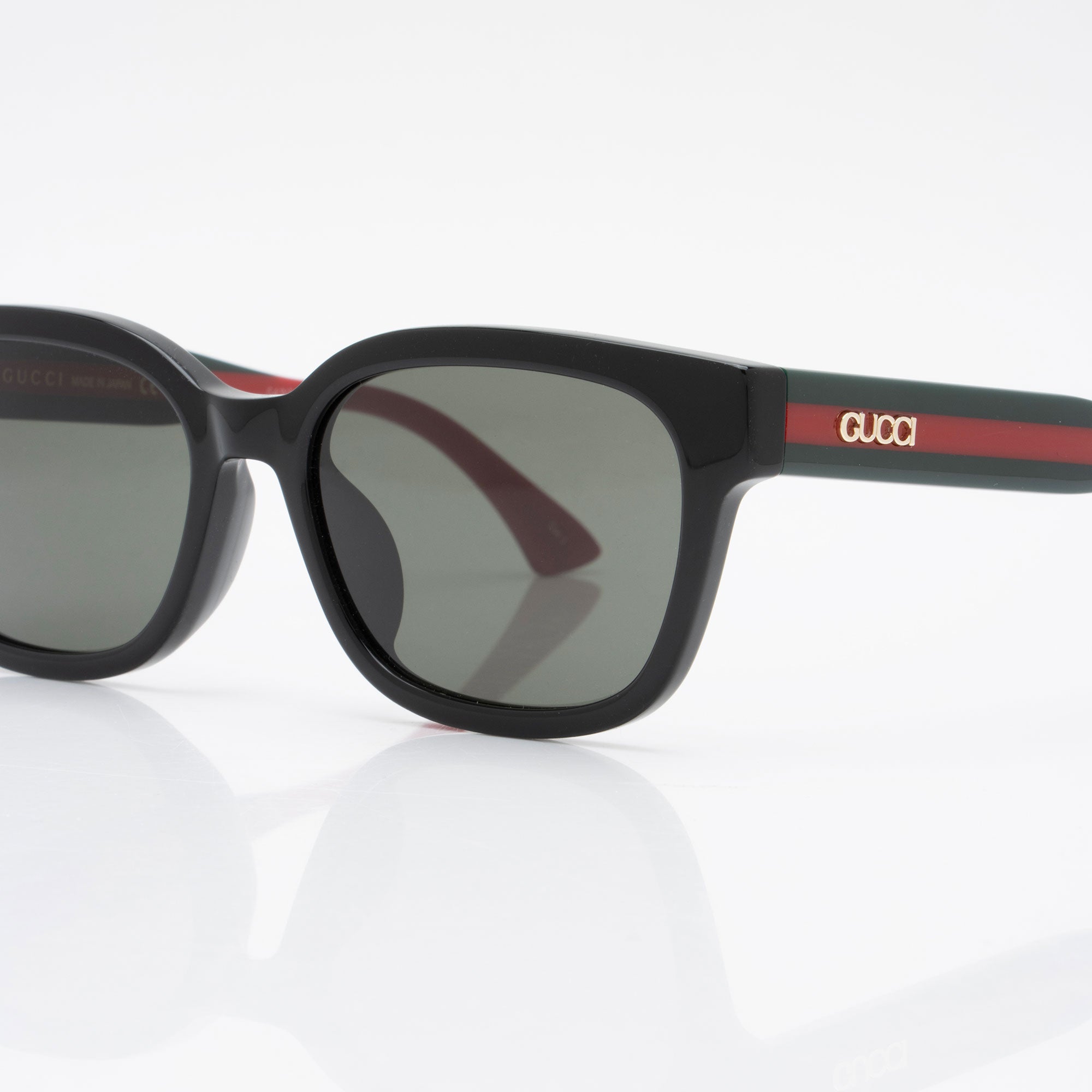Gucci Web Logo Square Sunglasses