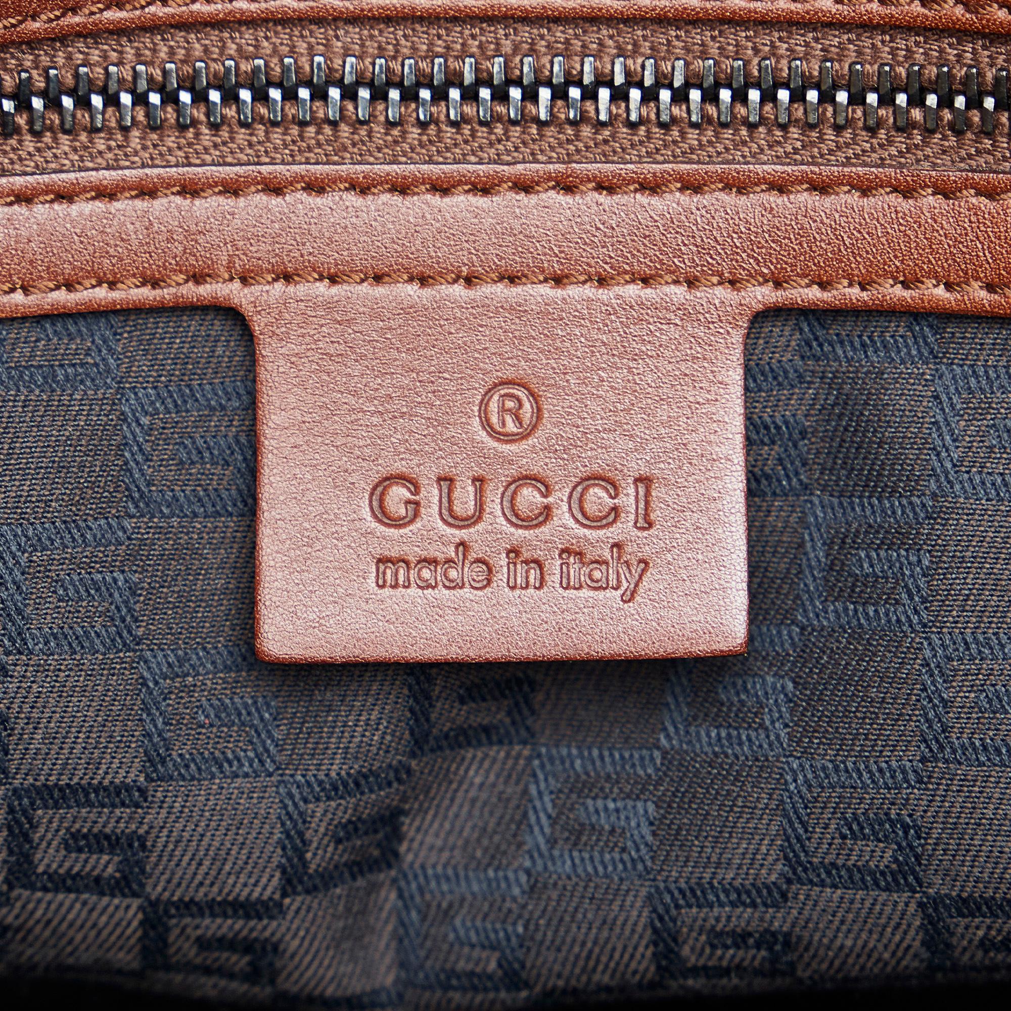 Gucci Whipstitch Wood Handle Handbag (SHG-caHaIH)