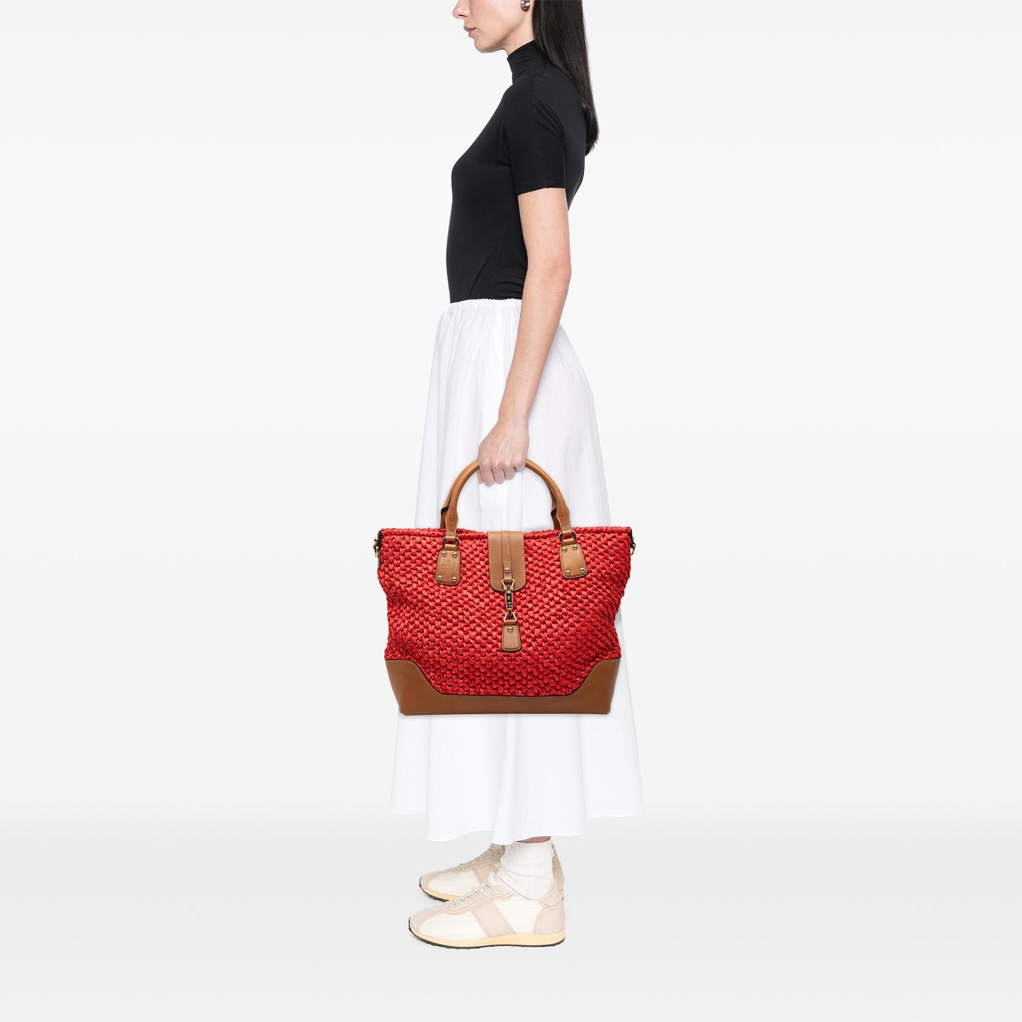 Gucci Wicker Santa Monica Tote
