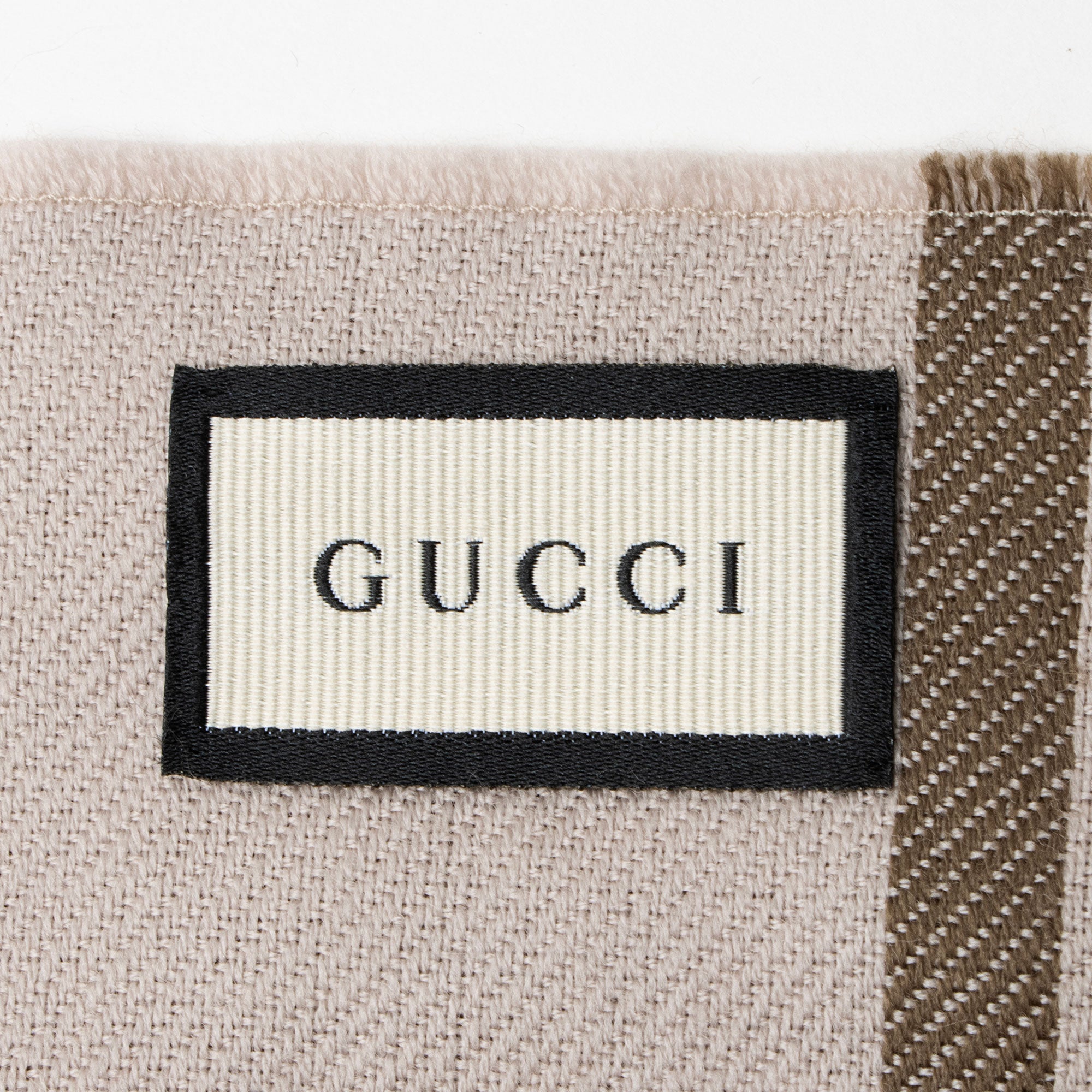 Gucci Wool GG Jacquard Scarf