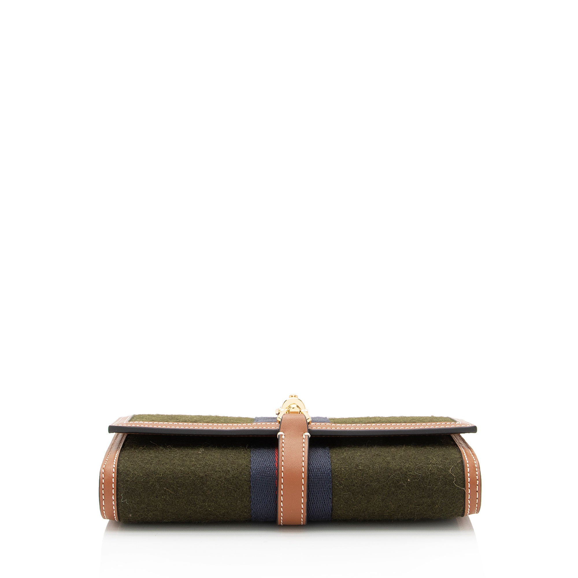 Gucci Wool Web 1961 Jackie Wallet on Chain Bag (SHF-bG7CFb)