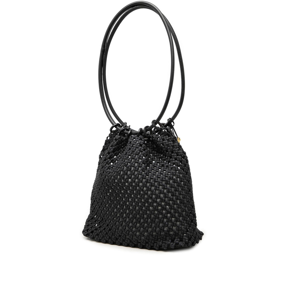 Gucci Woven Canvas Shoulder Bag