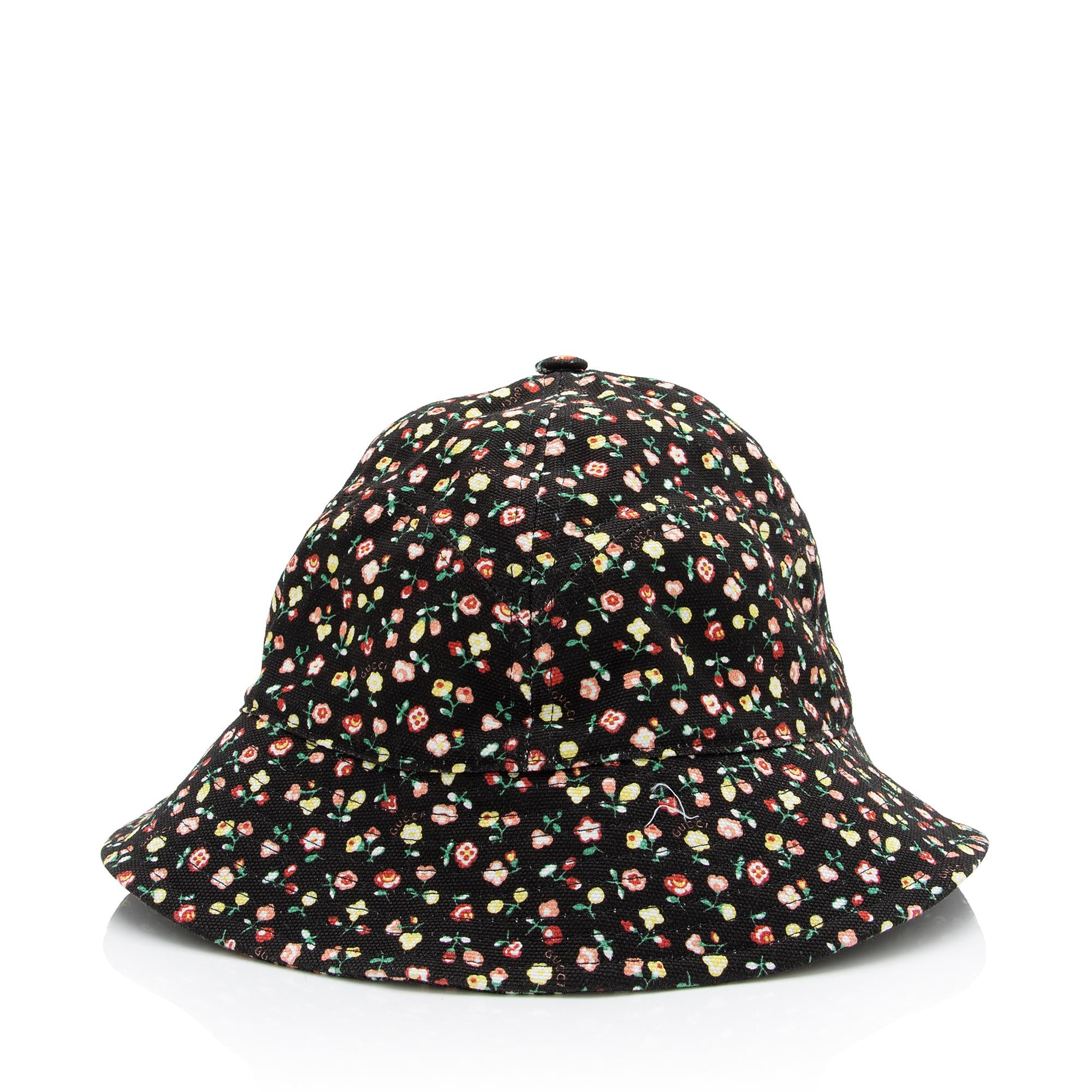 Gucci X Liberty of London Cotton Floral Bucket Hat - Size M (SHF-ipGlzI)
