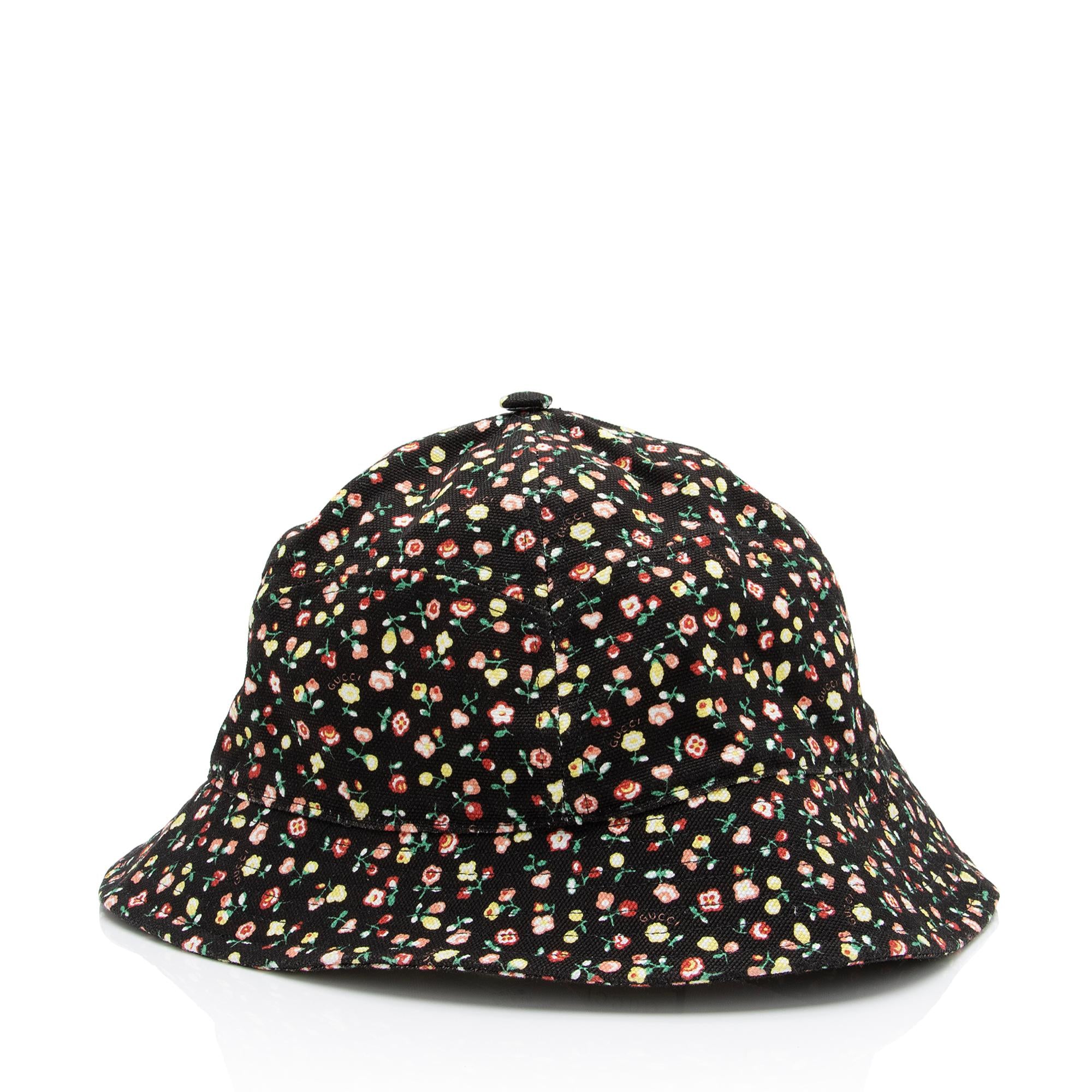 Gucci X Liberty of London Cotton Floral Bucket Hat - Size M (SHF-ipGlzI)