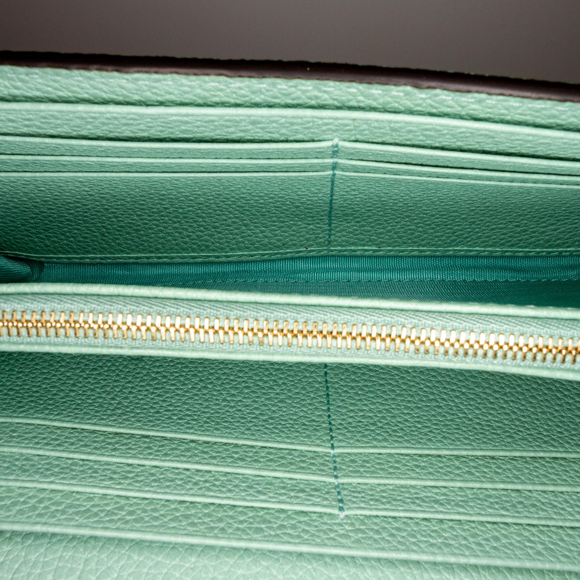 Gucci Zumi Leather Long Wallet (SHG-32599)