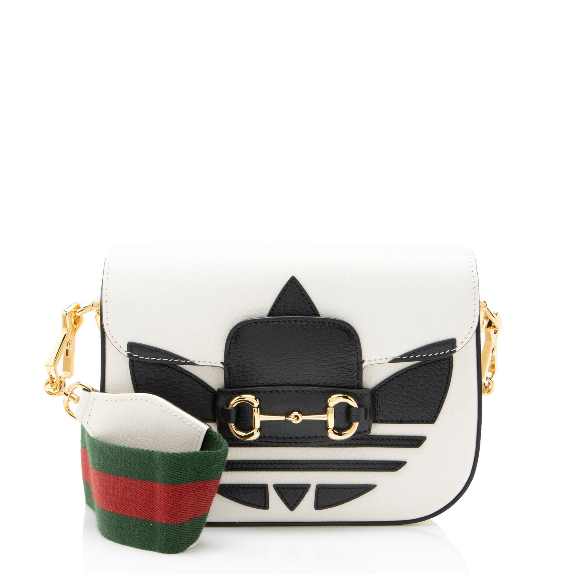 Gucci x Adidas Calfskin Horsebit 1955 Small Shoulder Bag