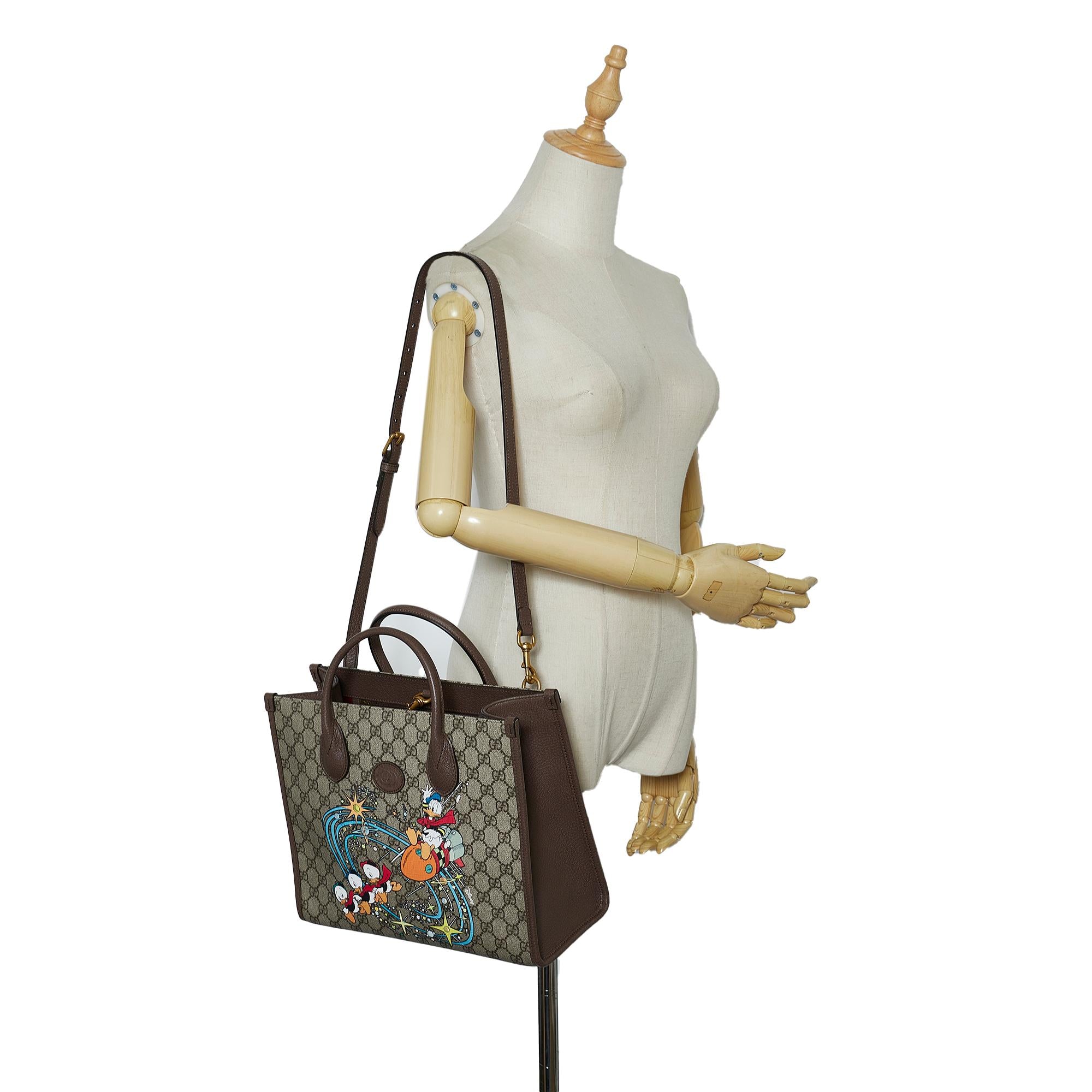 Gucci x Disney GG Supreme Donald Duck Tote (SHG-mJ8LfU)