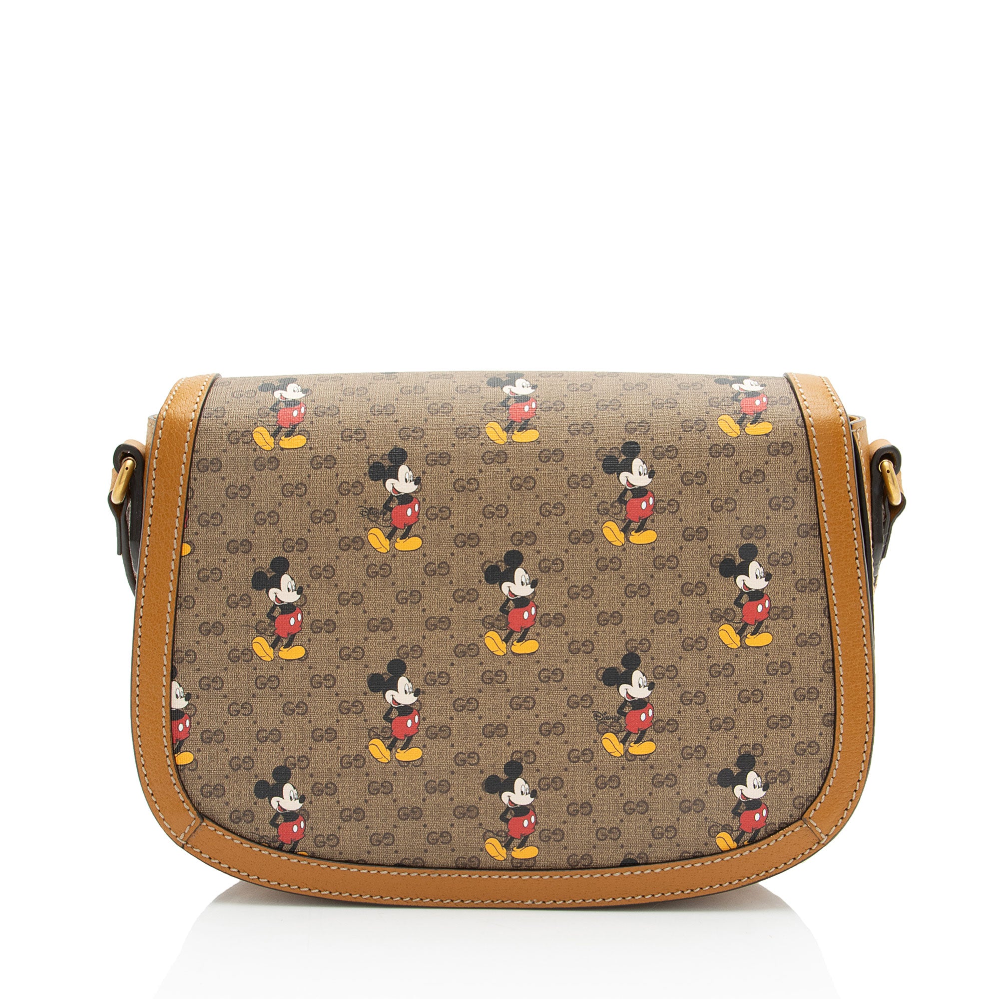 Gucci x Disney Micro GG Canvas Mickey Mouse Small Flap Shoulder Bag