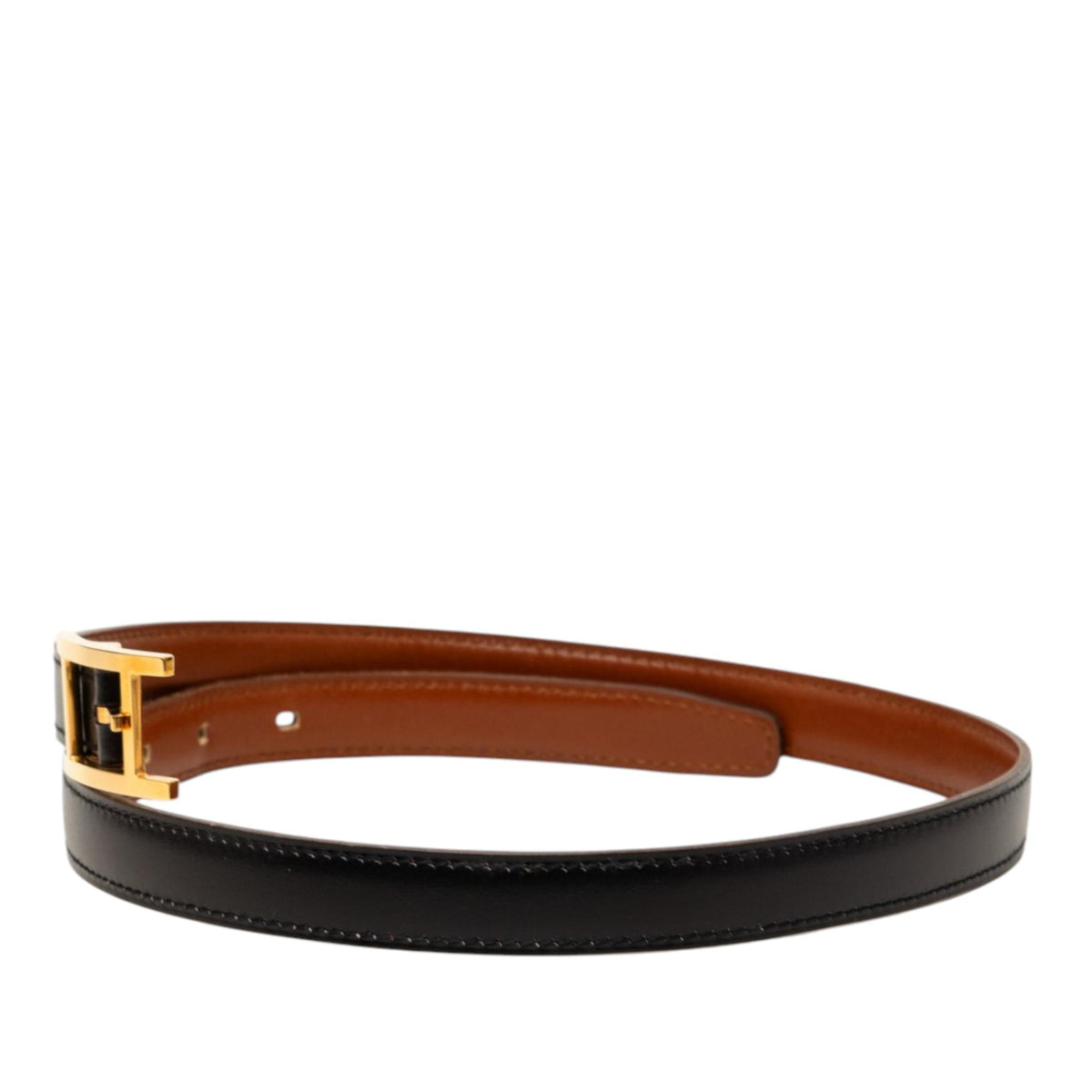 Hermes Box Calf Quentin Reversible Belt - 28 / 70