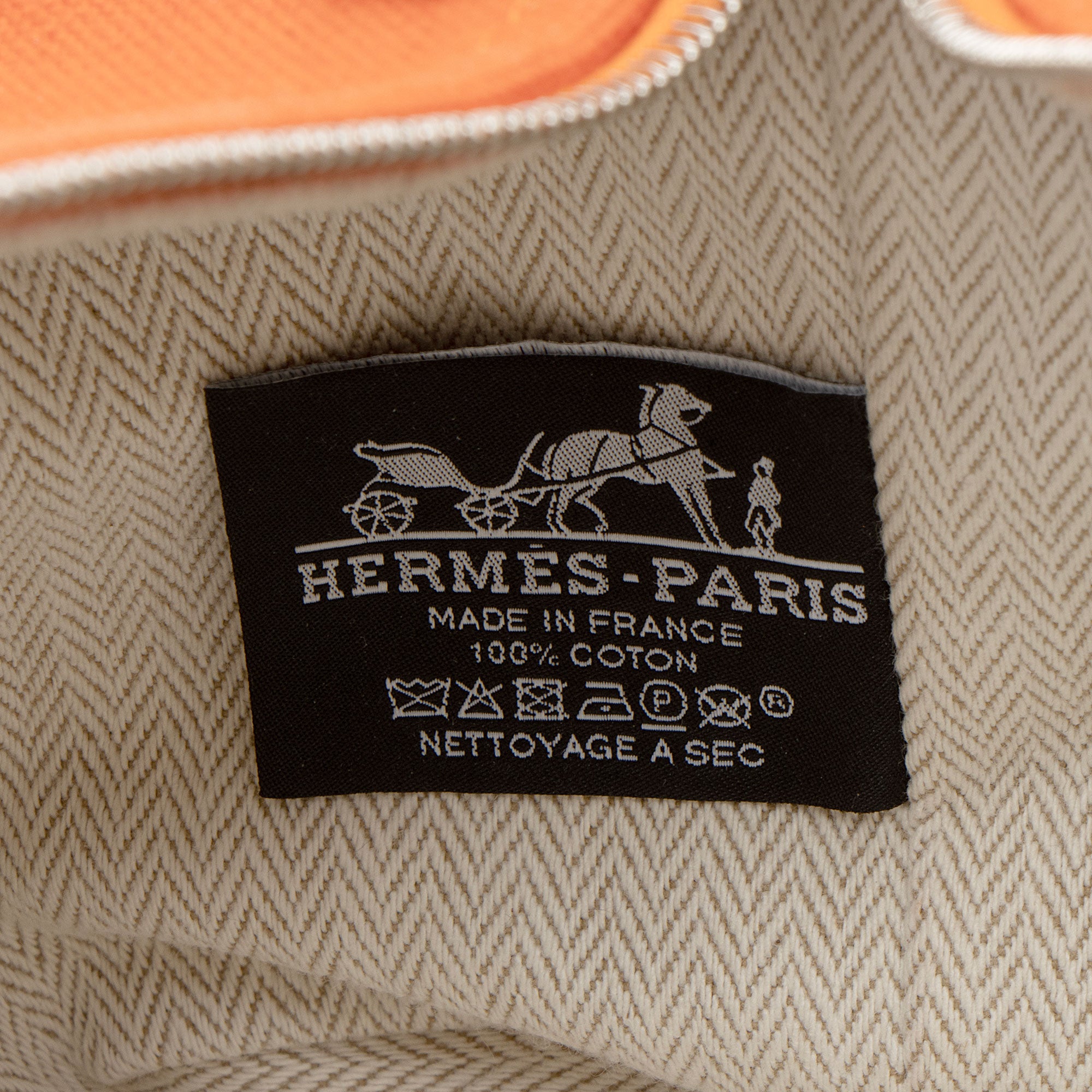 Hermes Canvas Bride-A-Brac Small Pouch