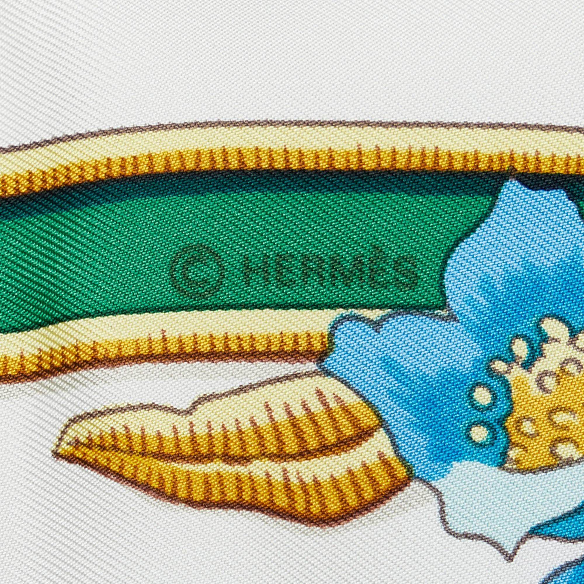 Hermes Caraibes Silk Scarf (SHG-hd01pF)