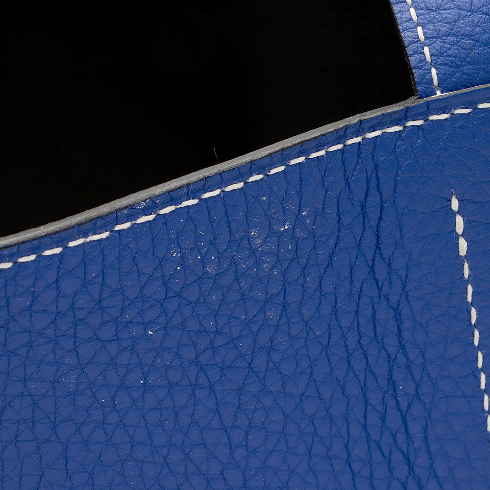 Hermes Clemence Leather Double Sens 45 Tote (SHF-20430)