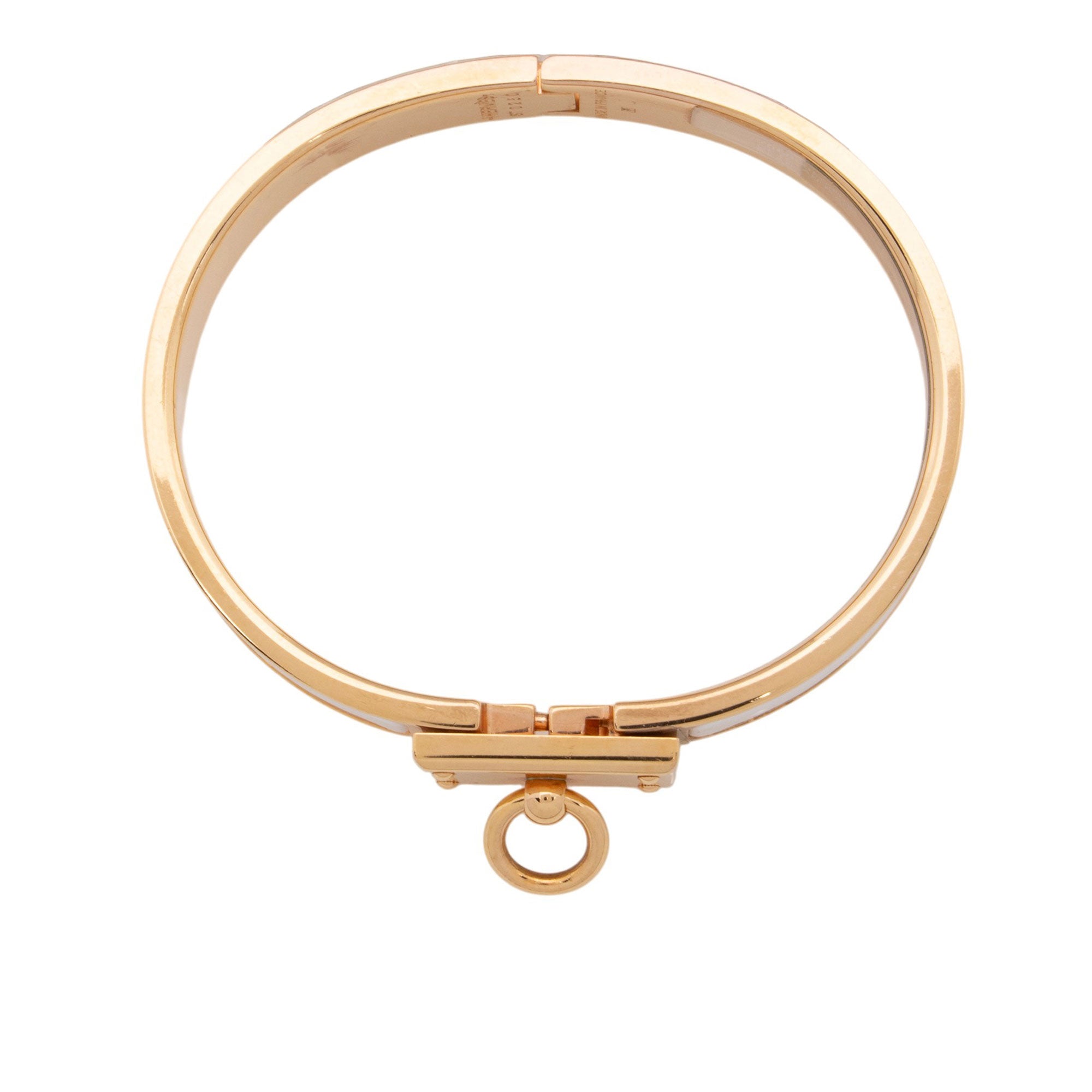 Hermes Enamel Clic Anneau Bracelet