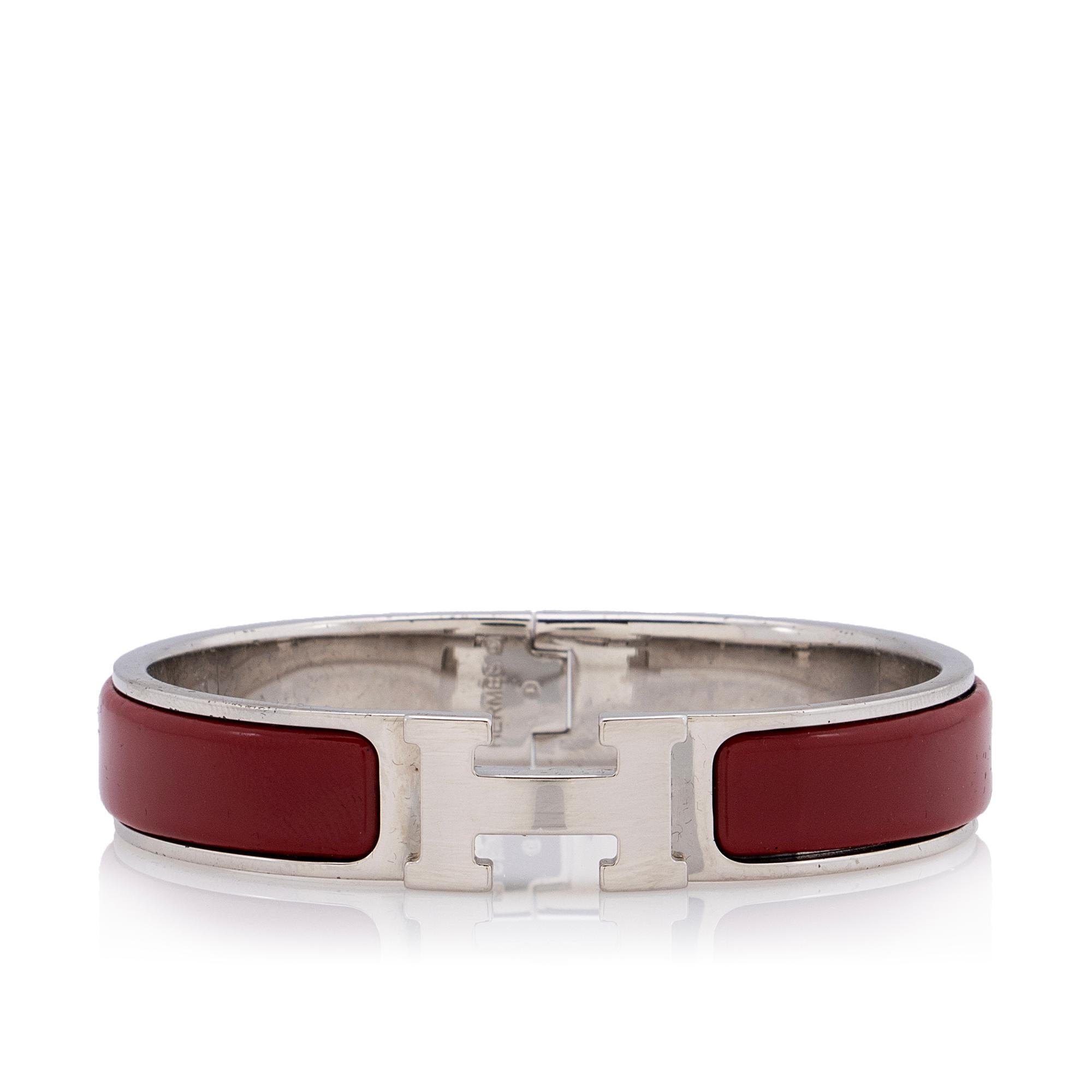 Hermes Clic Clac H Narrow Bracelet (SHF-QSANJw)