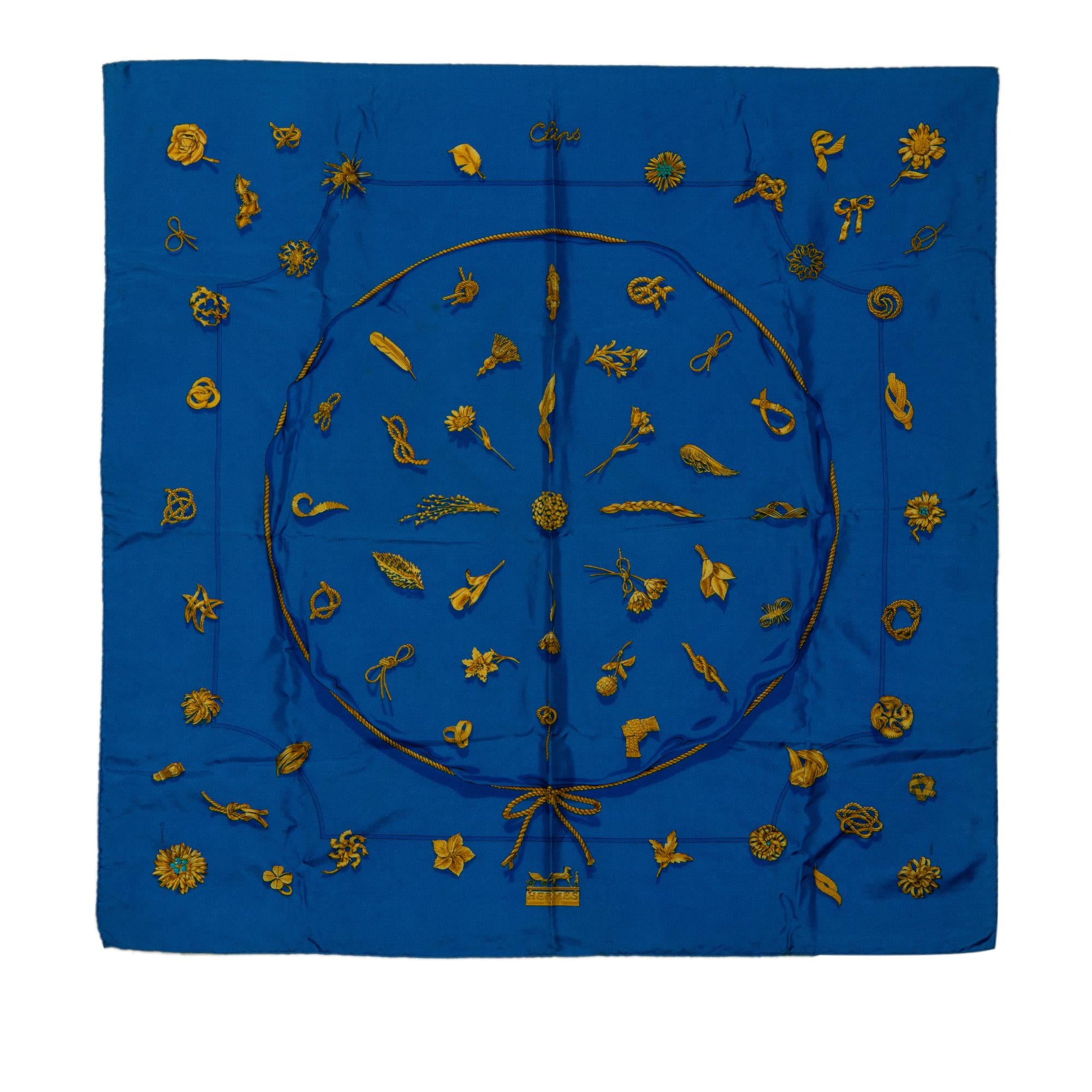 Hermes Clips Silk Scarf (SHG-NcwxiH)