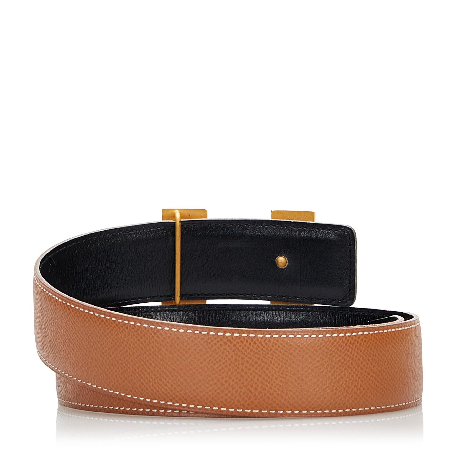 Hermes Constance Reversible Belt - 33 / 85 (SHG-Am3Lal)
