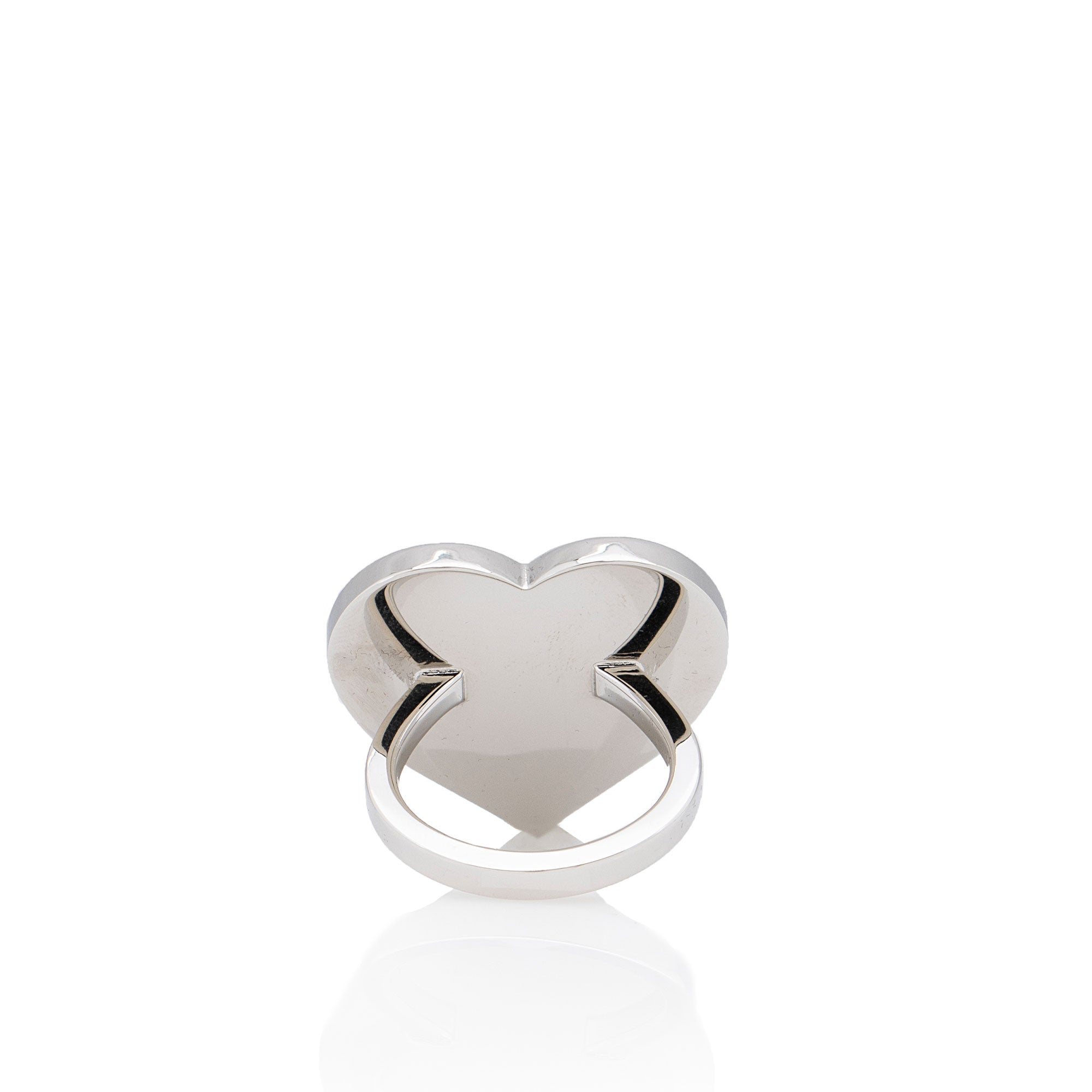 Hermes Enamel Heart Scarf Ring