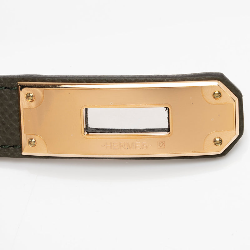 Hermes Epsom Leather Kelly 18mm Belt (SHF-mKgQzB)