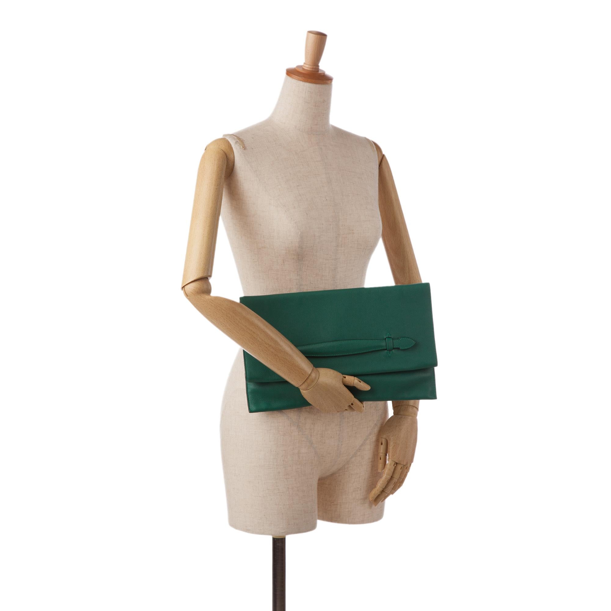 Hermes Evercolor Pliplat Clutch (SHG-HTQioK)