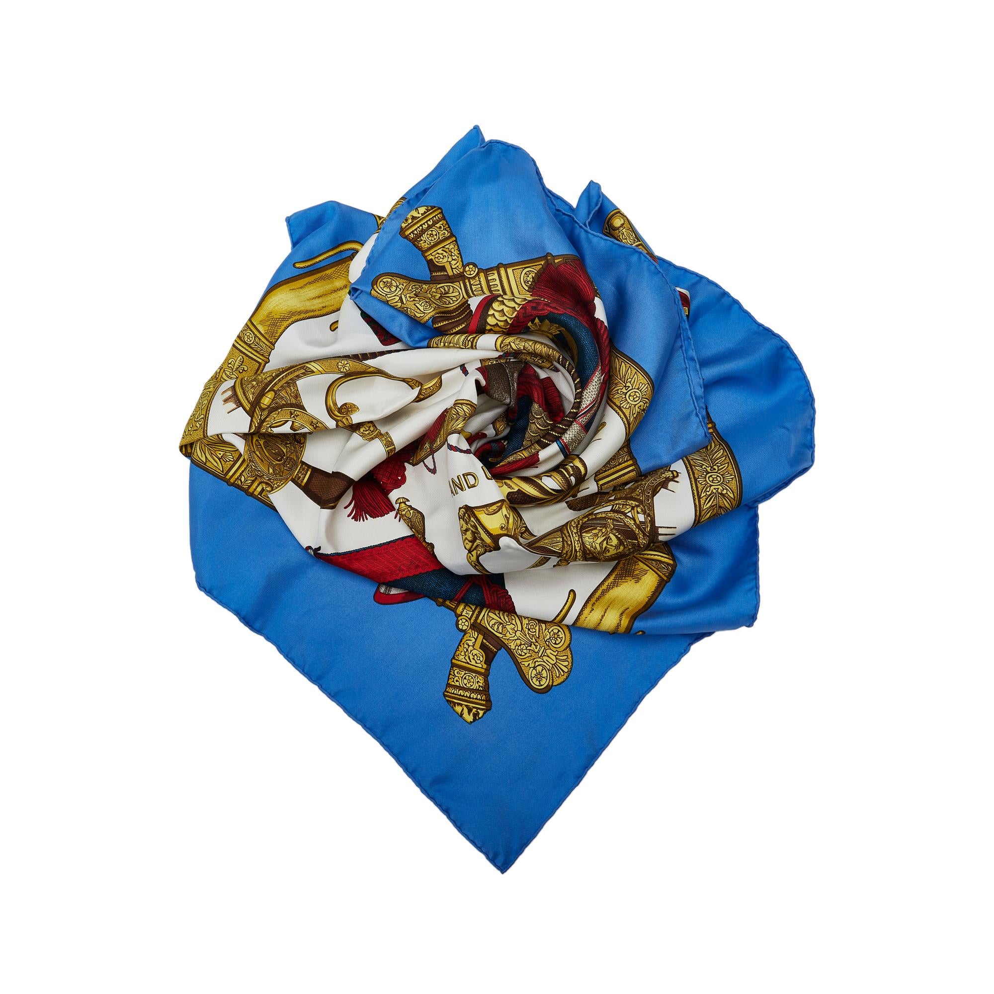 Hermes Grand Uniforme Silk Scarf (SHG-ABbvBo)