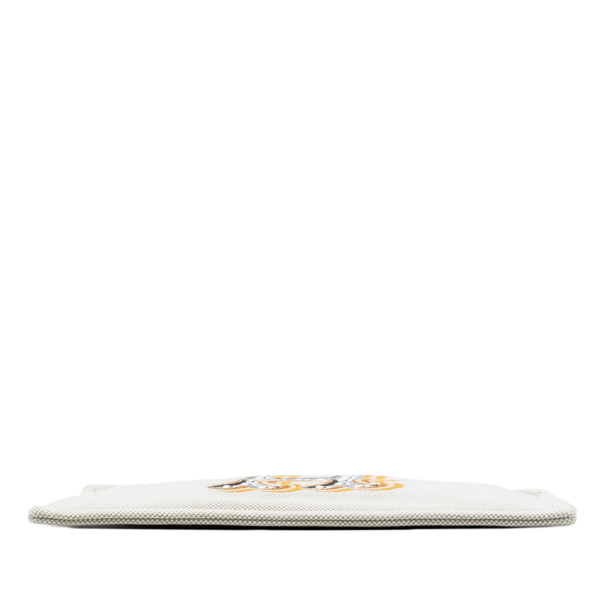 Hermes H Canvas Embroidered Electrique Flat Case