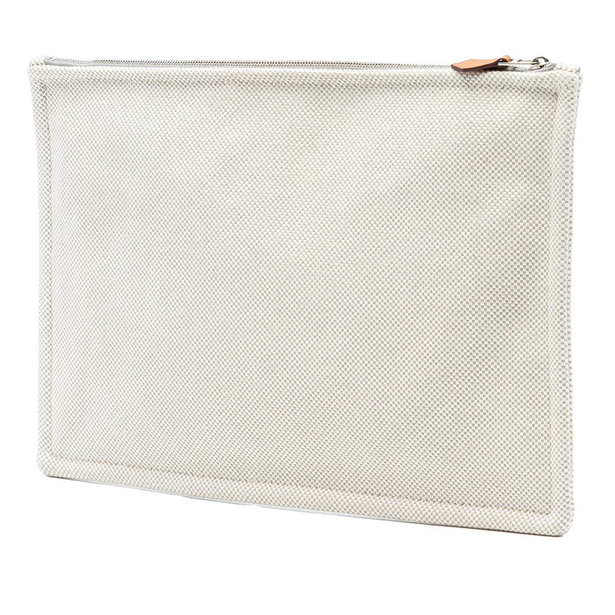 Hermes H Canvas Embroidered Electrique Flat Case