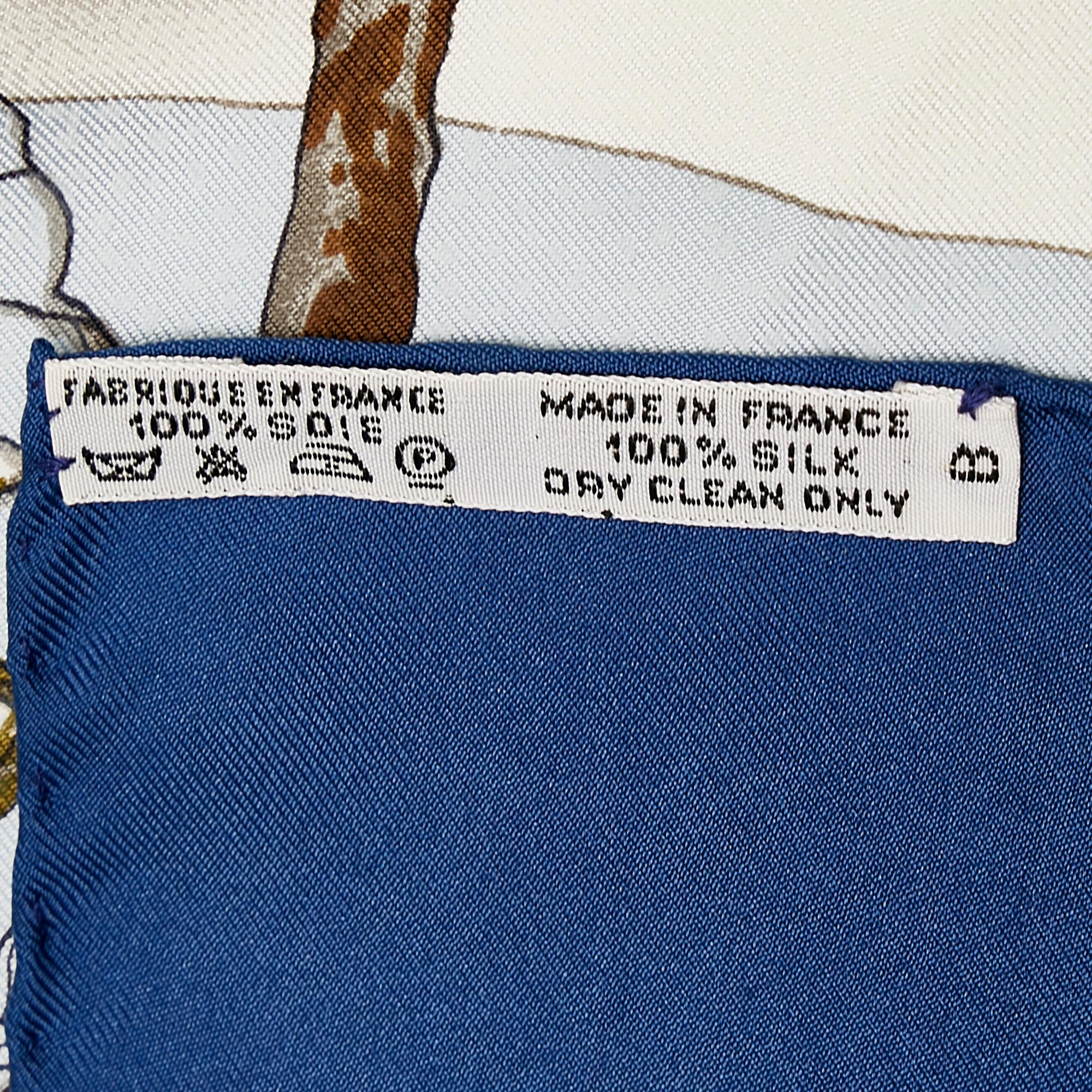 Hermes LHiver En Poste Silk Scarf (SHG-36439)