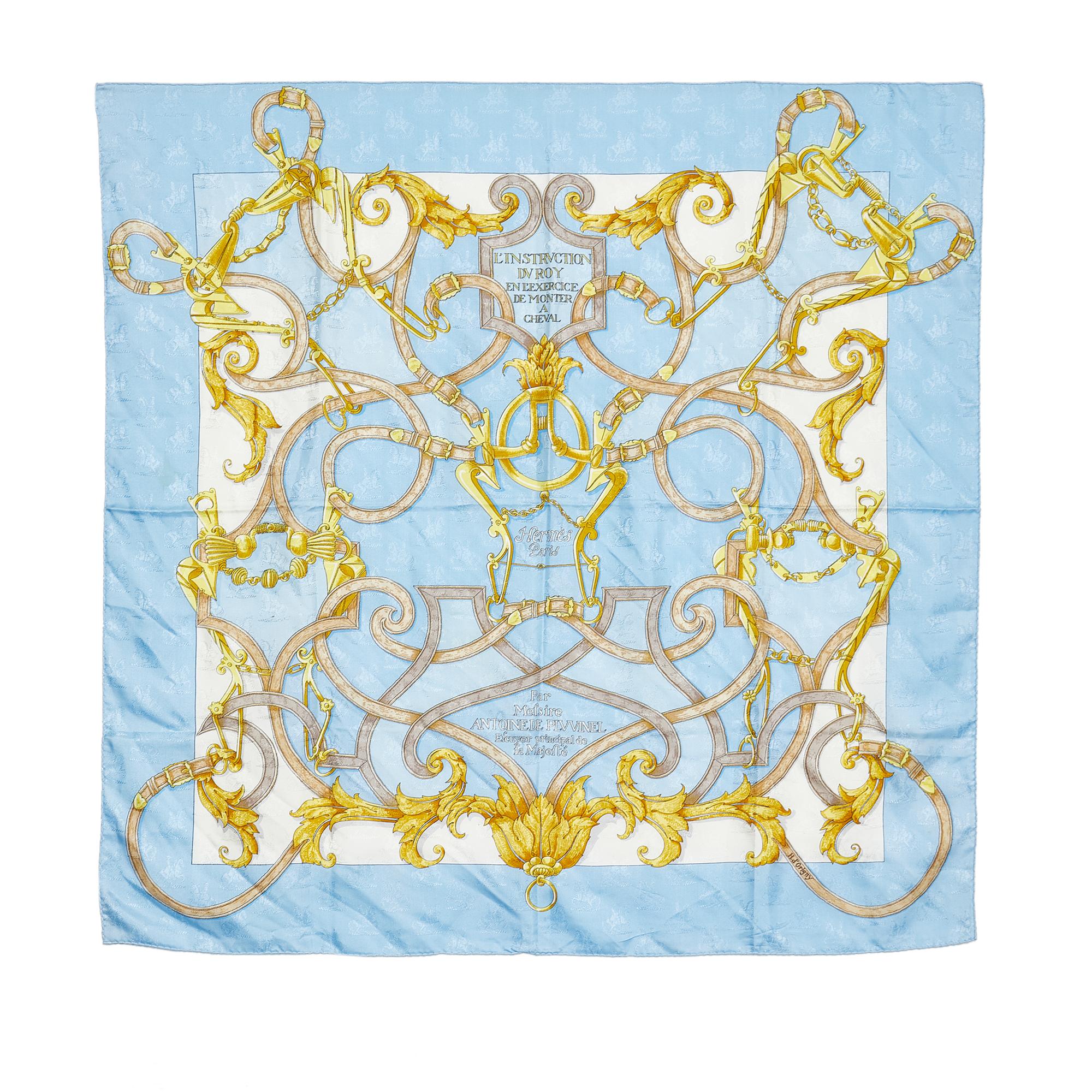 Hermes LInstruction du Roy Silk Scarf (SHG-NrKB1z)