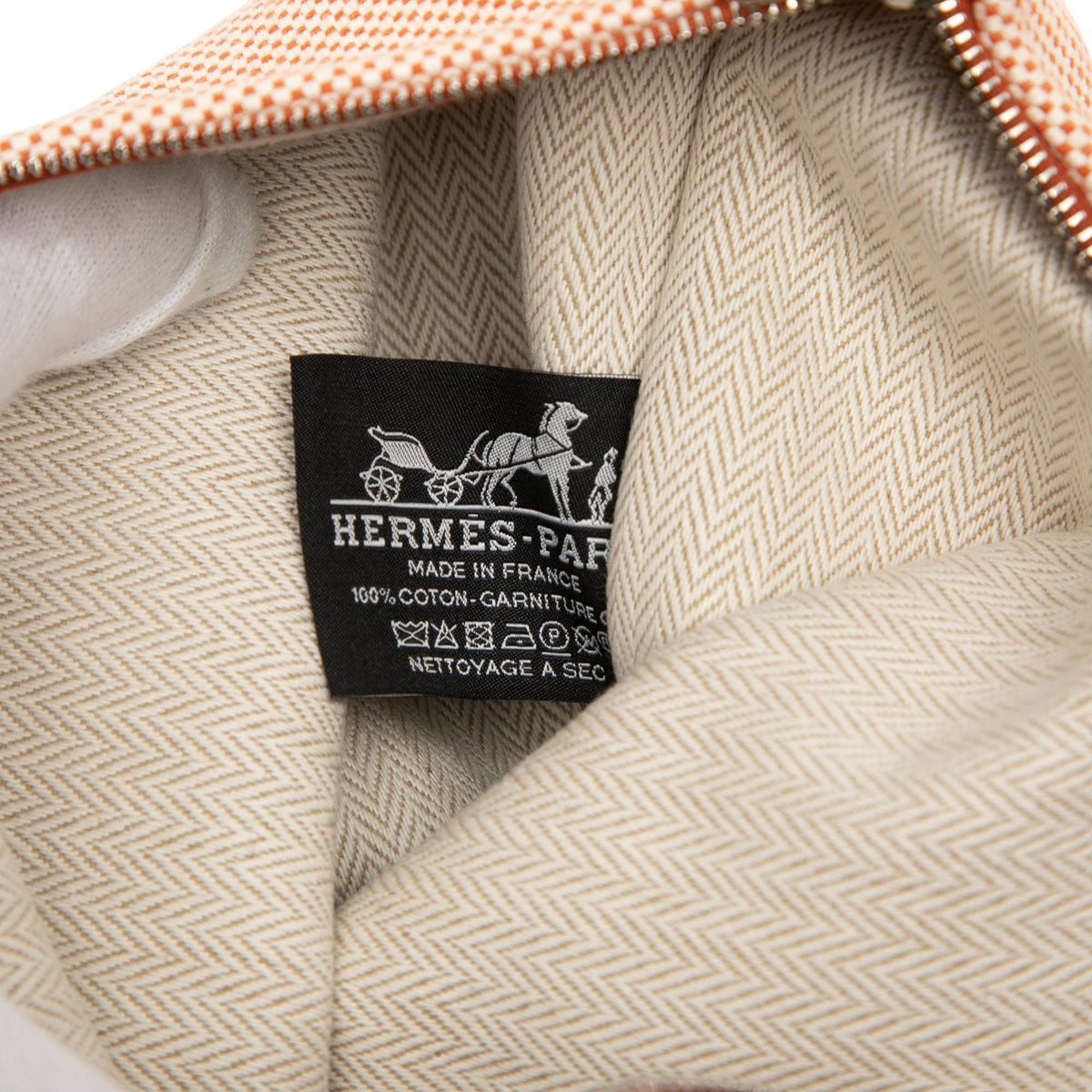 Hermes Large Canvas H Labyrinthe Case