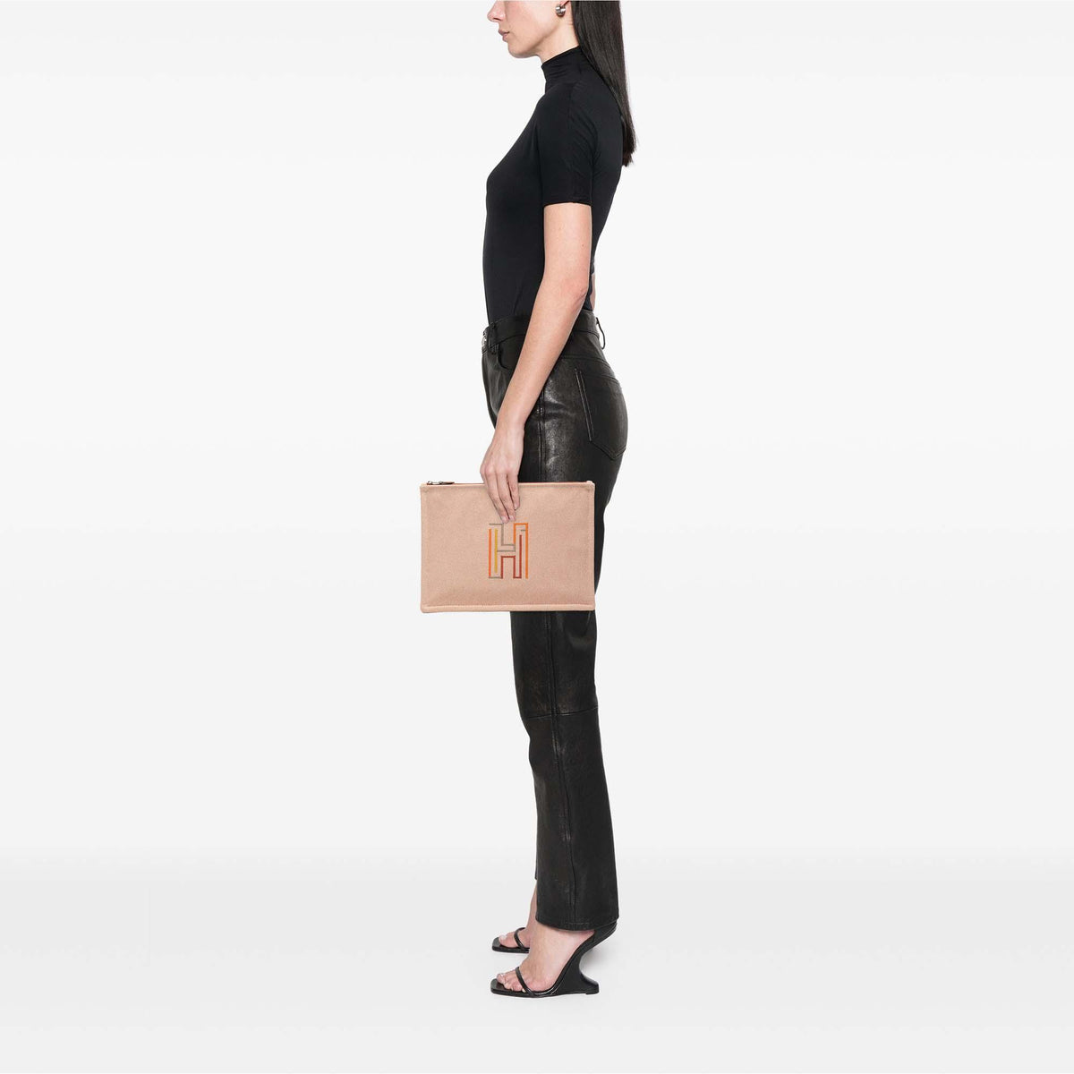 Hermes Large Canvas H Labyrinthe Case