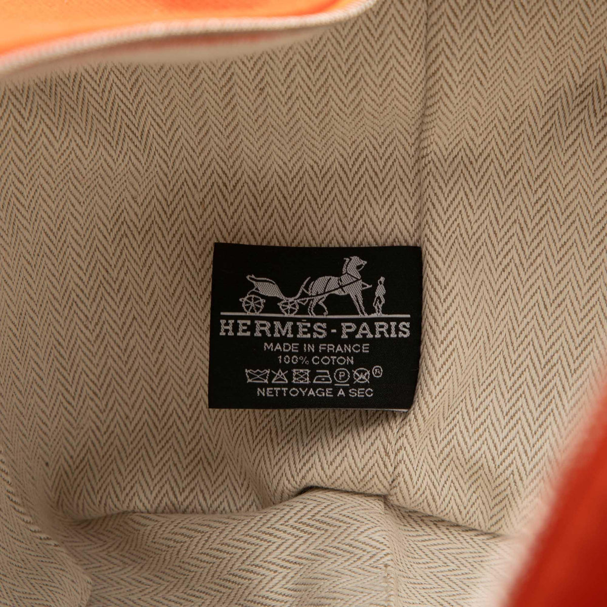 Hermes Large Toile Bride A Brac Case
